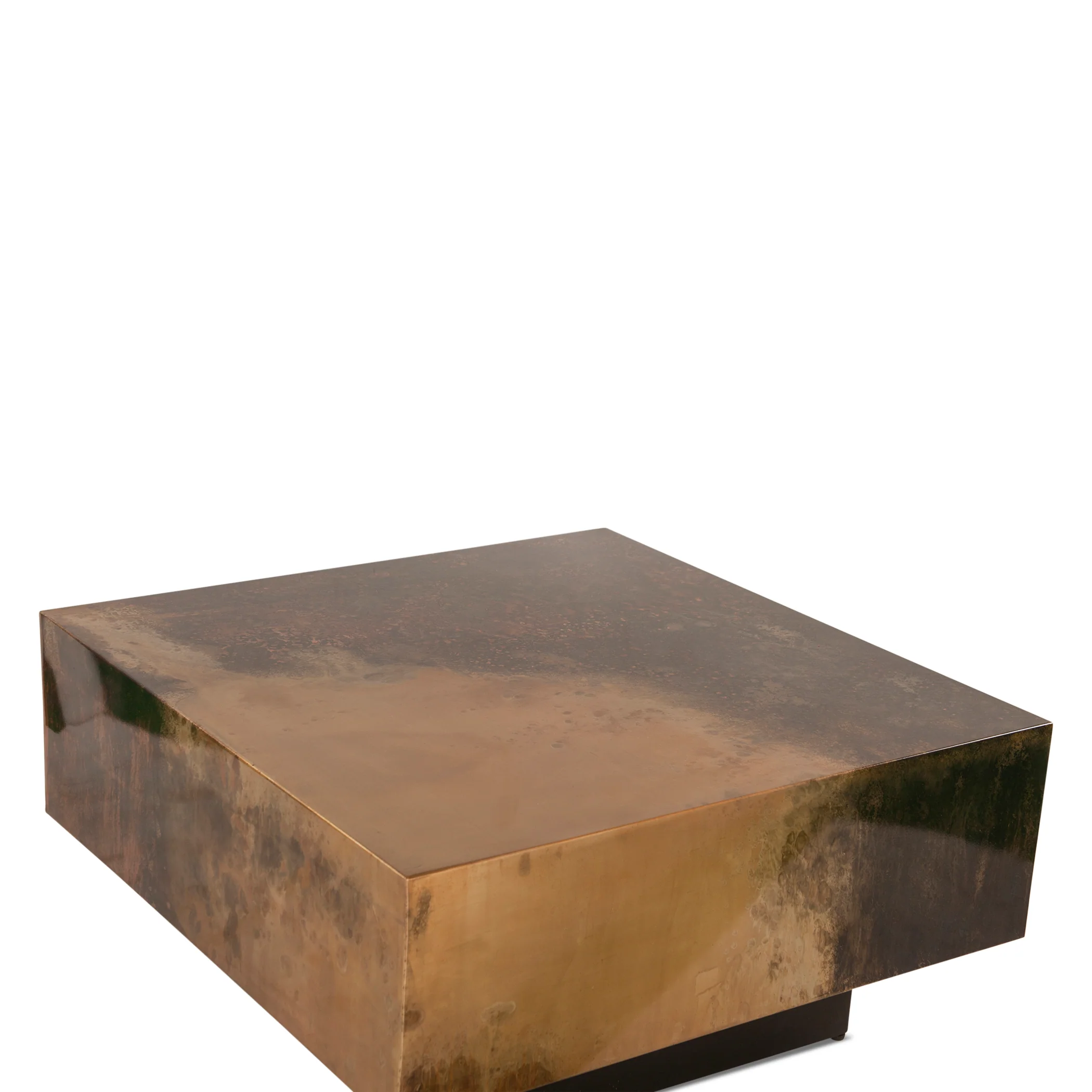 Moab 35" Coffee Table in Oxidized Copper - Image 2