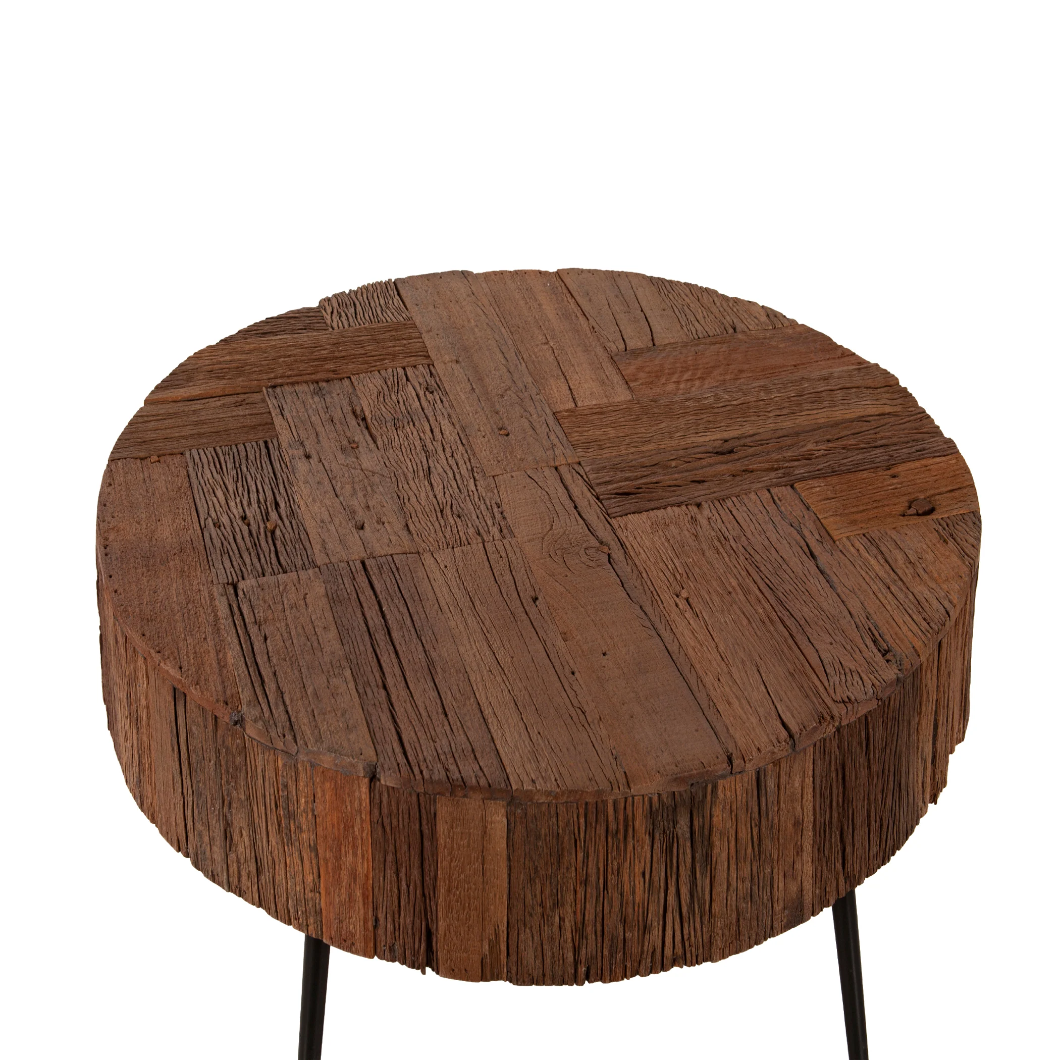 Jaipur 38" Round Coffee Table in Reclaimed Wood - Image 5