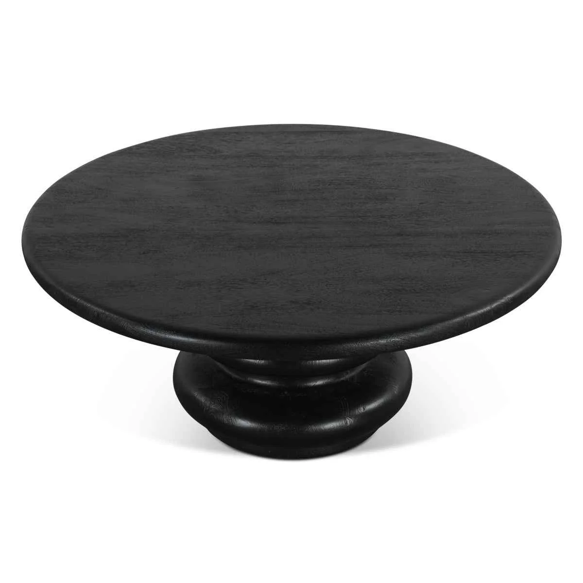 Bilboa 36" Coffee Table in Distressed Black - Image 5