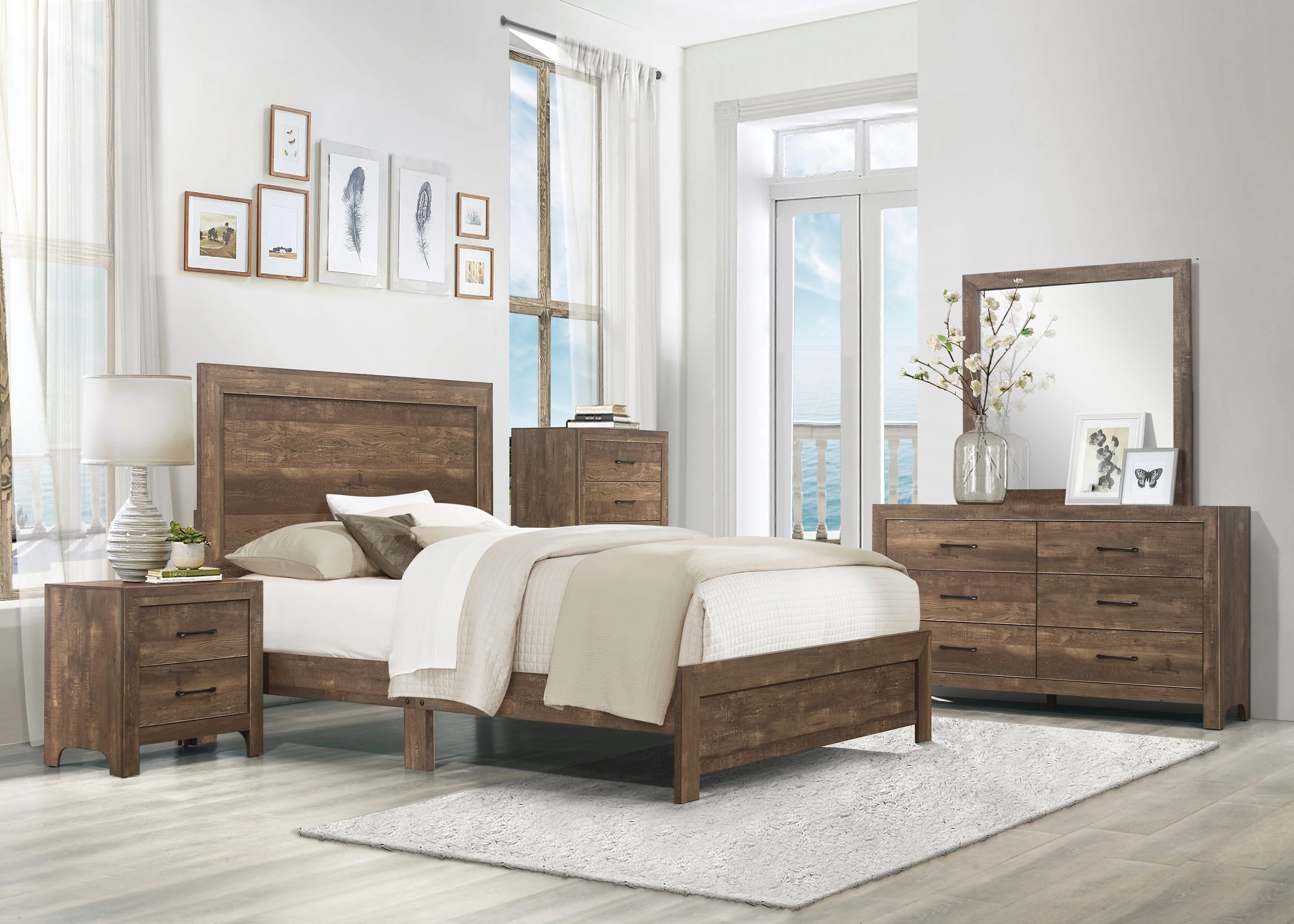 Corbin Brown California King Bed in a Box - Image 5