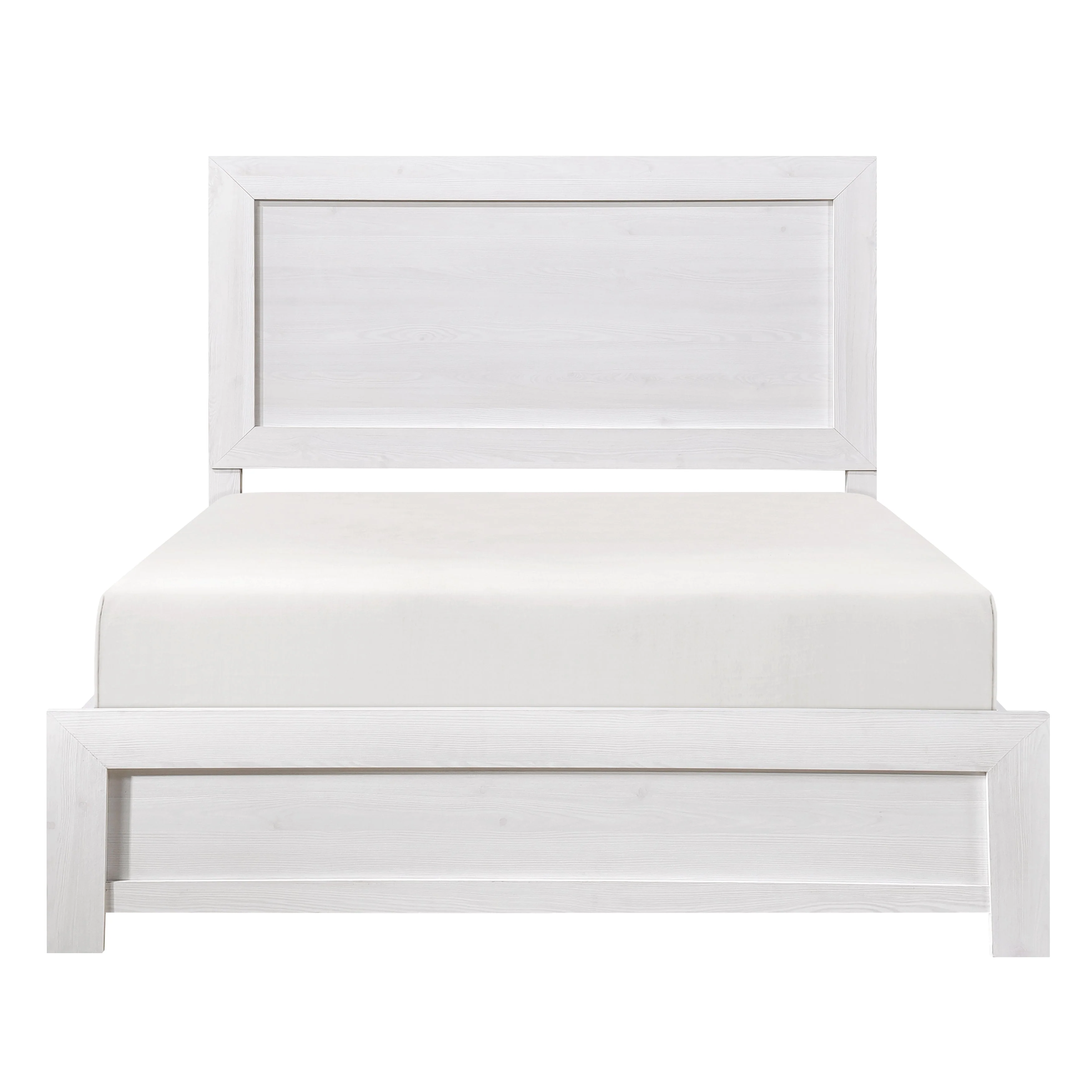 Corbin White Full Panel Bed - Image 2