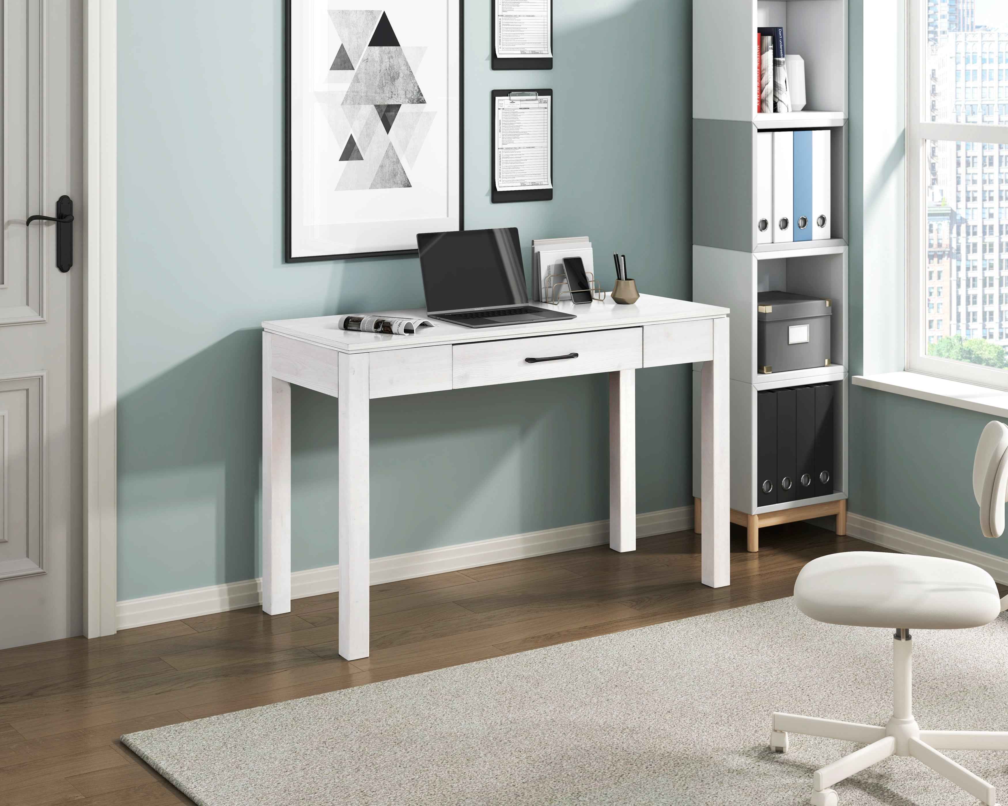 Corbin White Writing Desk - Image 4