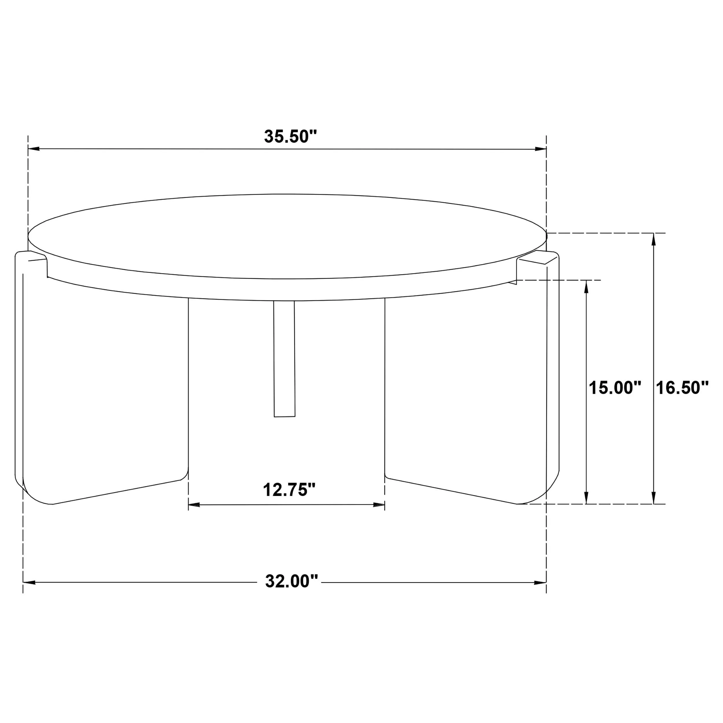 Cordova Black 3-Piece Solid Wood Coffee and End Table Set - Image 10