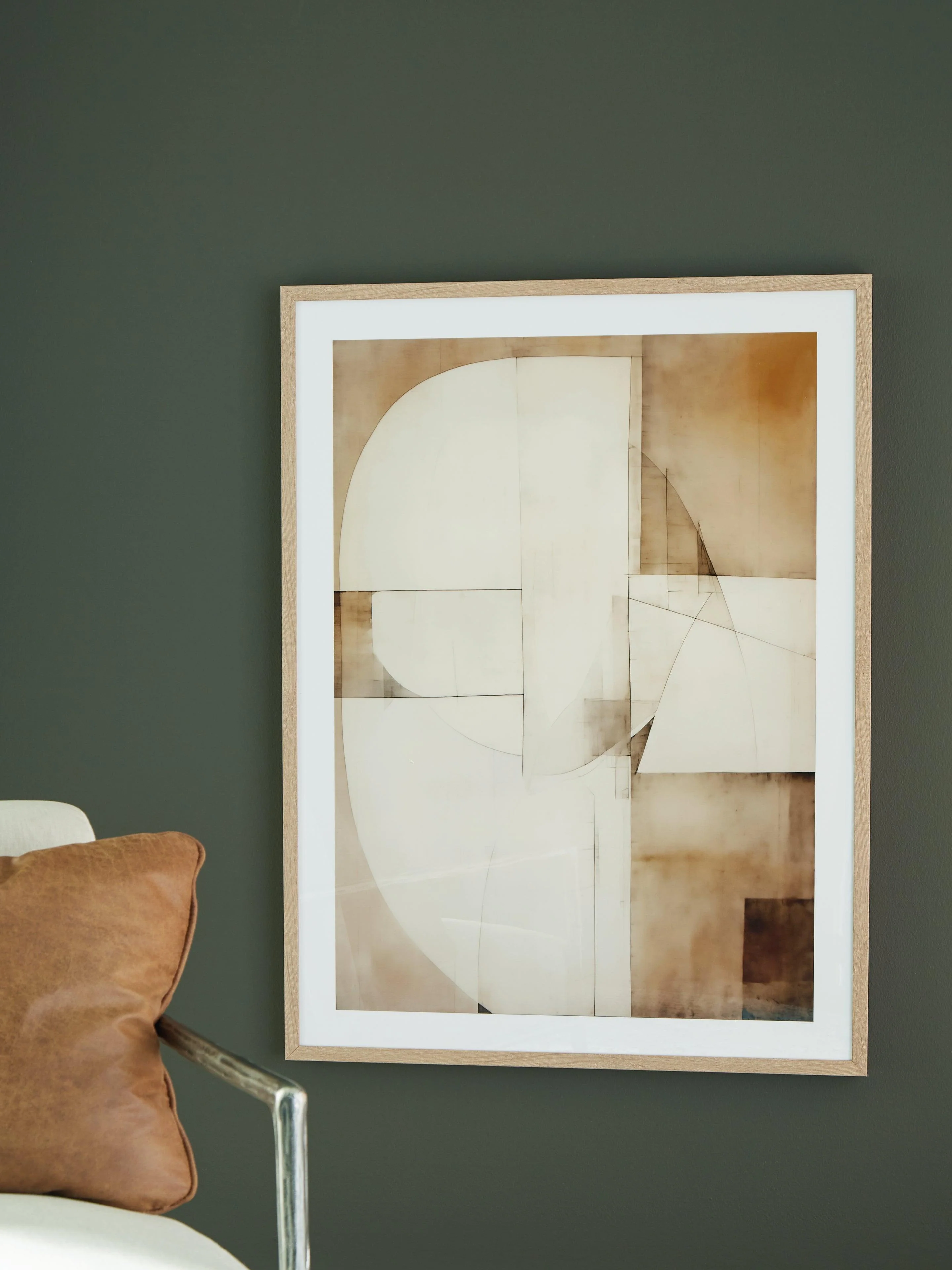 Corlain Brown/Tan/White Wall Art - Image 8