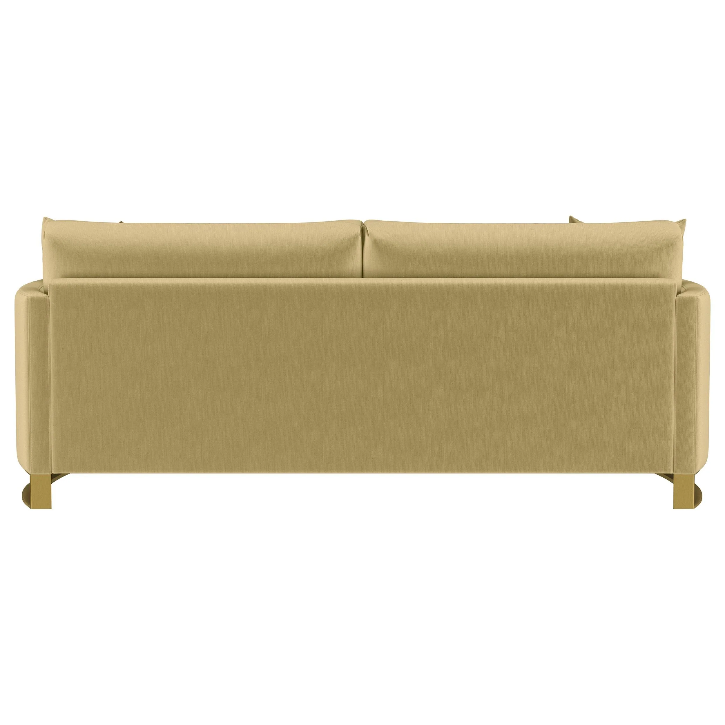 Corliss Upholstered Curved Track Arm Sofa Camel - Image 6