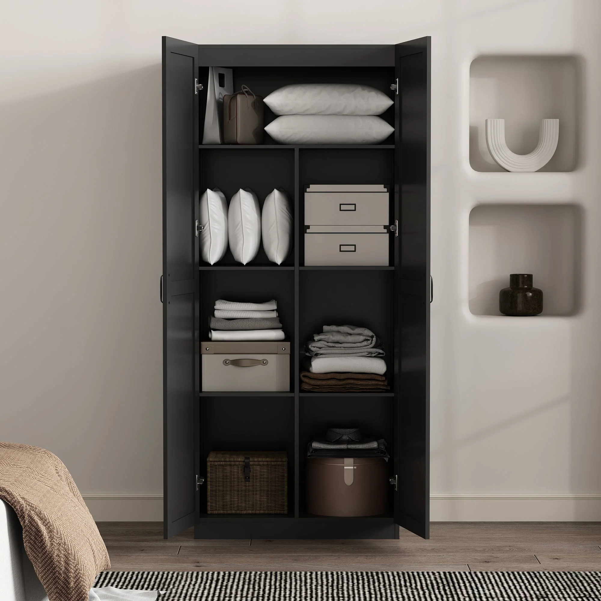 Cornelia Storage Closet 1.0 in Black - Image 5