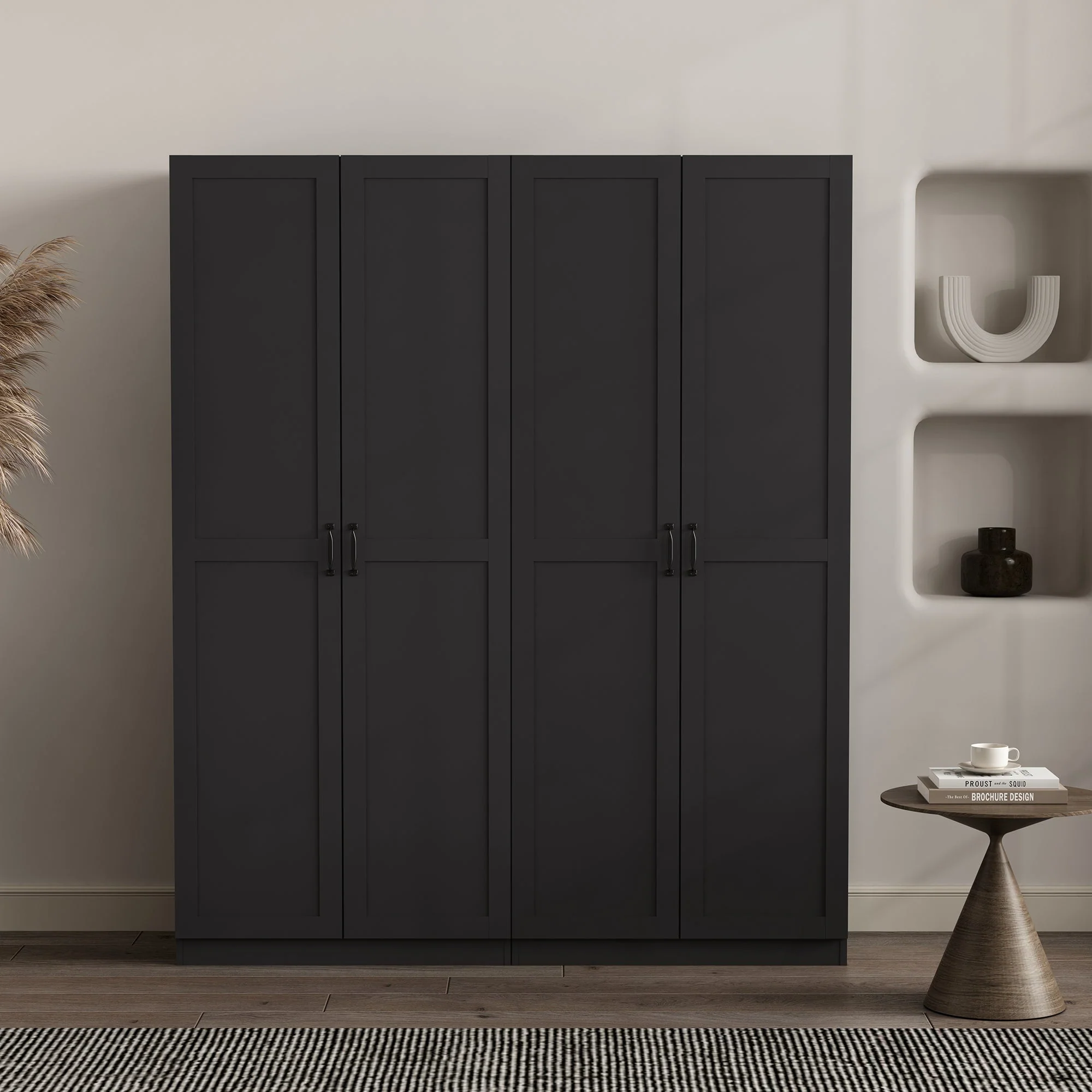 Cornelia Storage Closet 1.0 in Black (set of 2) - Image 2