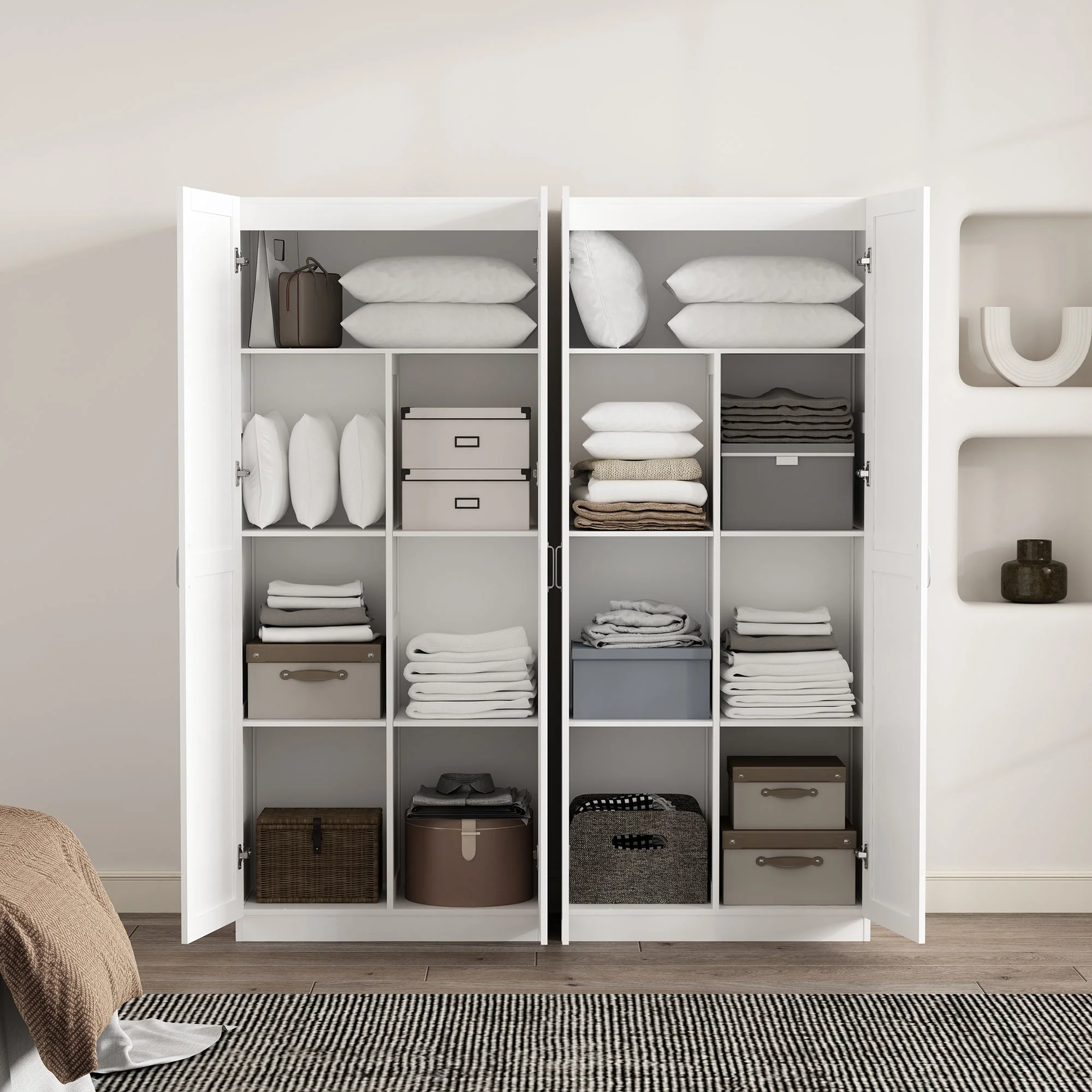 Cornelia Storage Closet 1.0 in White (set of 2) - Image 5