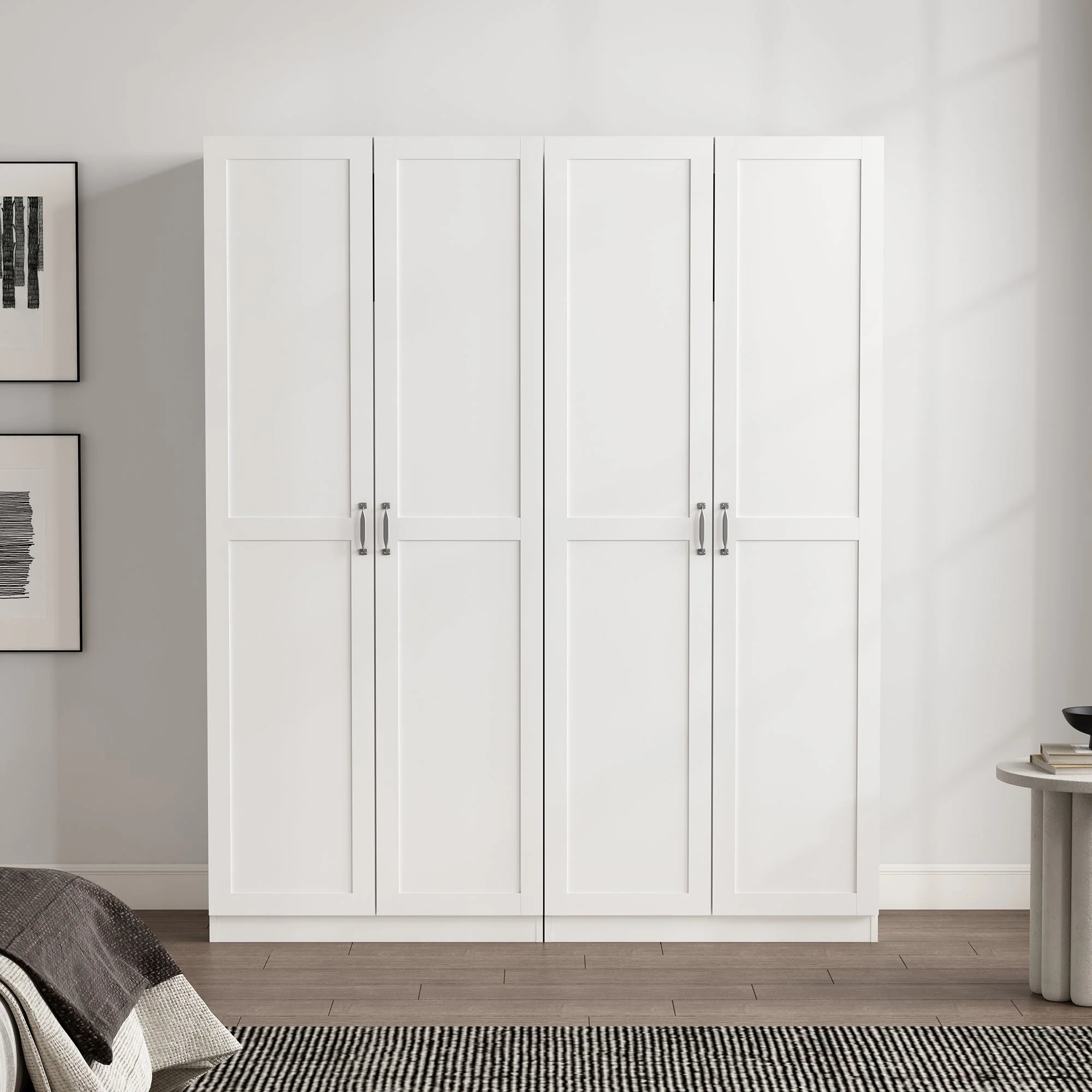 Cornelia Storage Closet 2.0 in White (set of 2) - Image 2