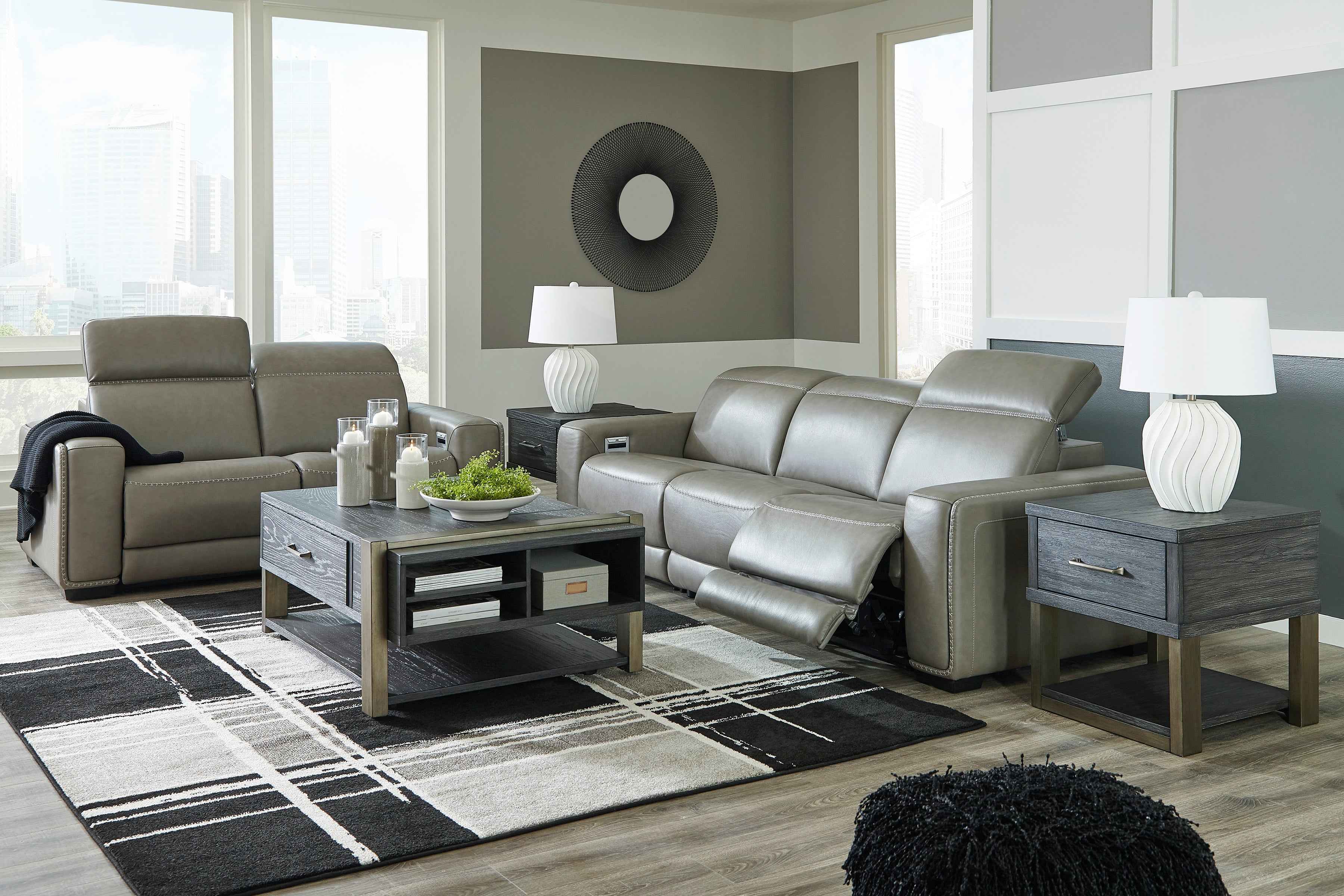 Maxton Heights Pebble Living Room Set