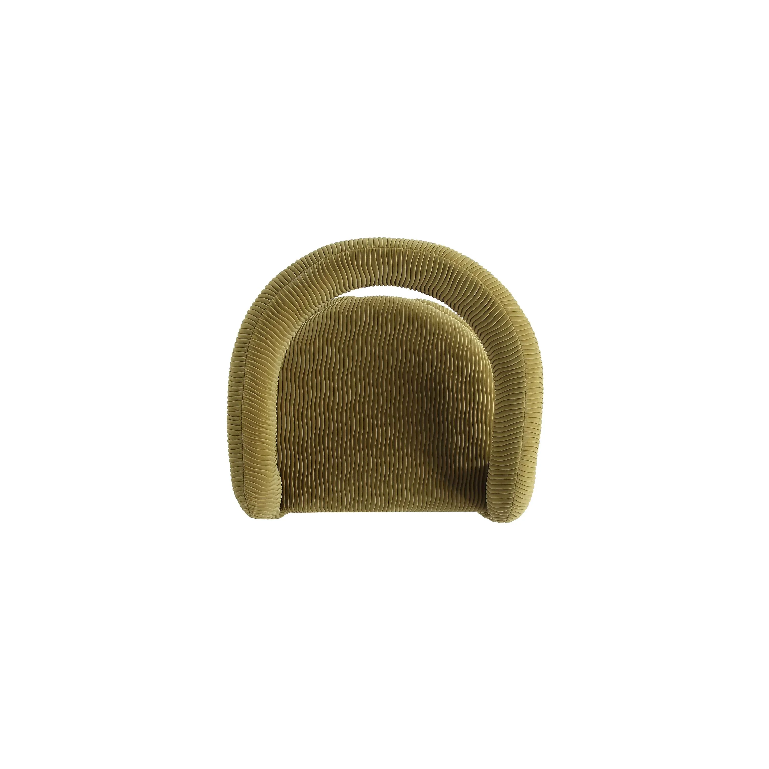 Corvette Dining Chair in Olive Green - Image 10