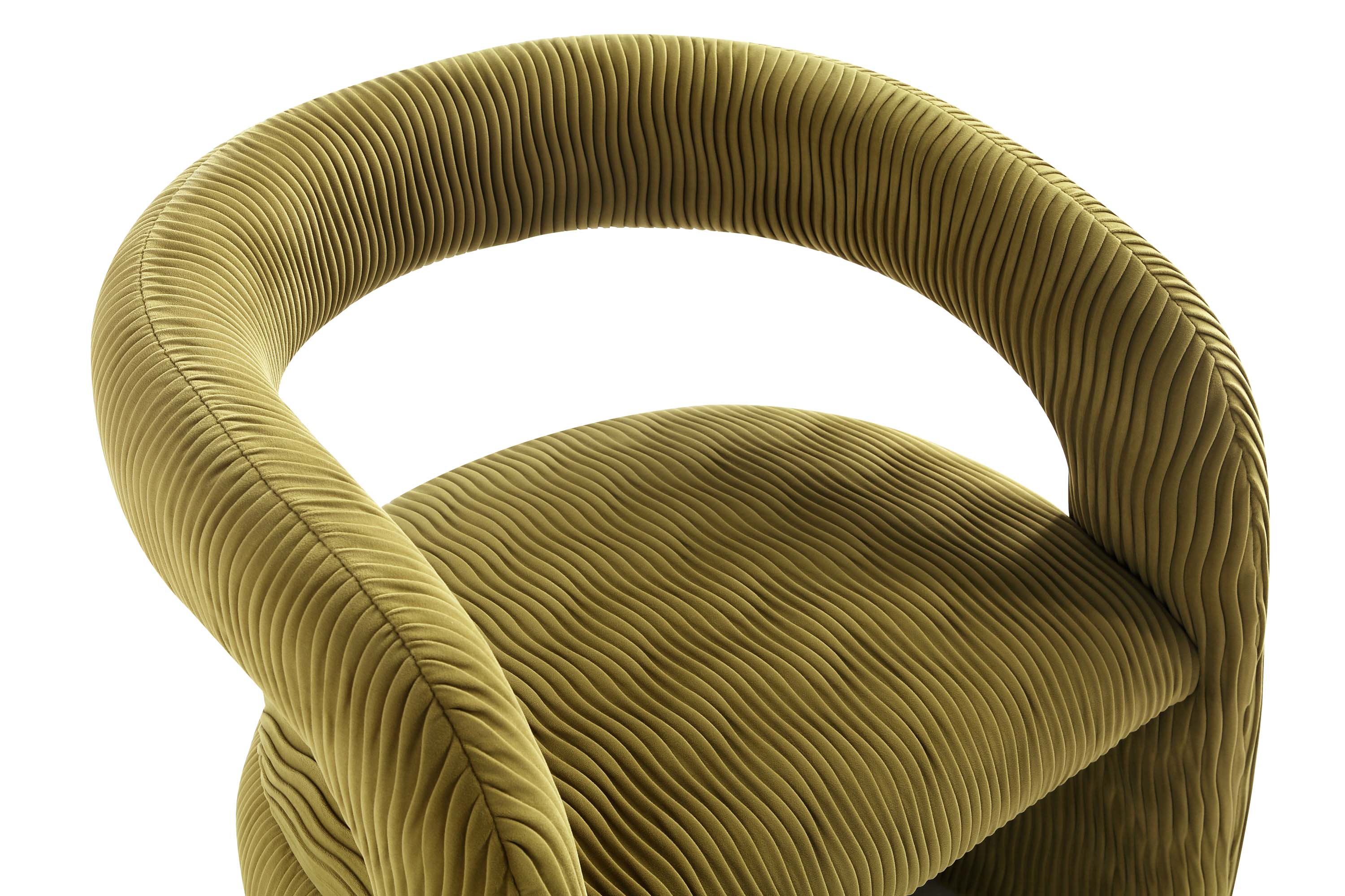 Corvette Dining Chairs in Olive Green (set of 2) - Image 4