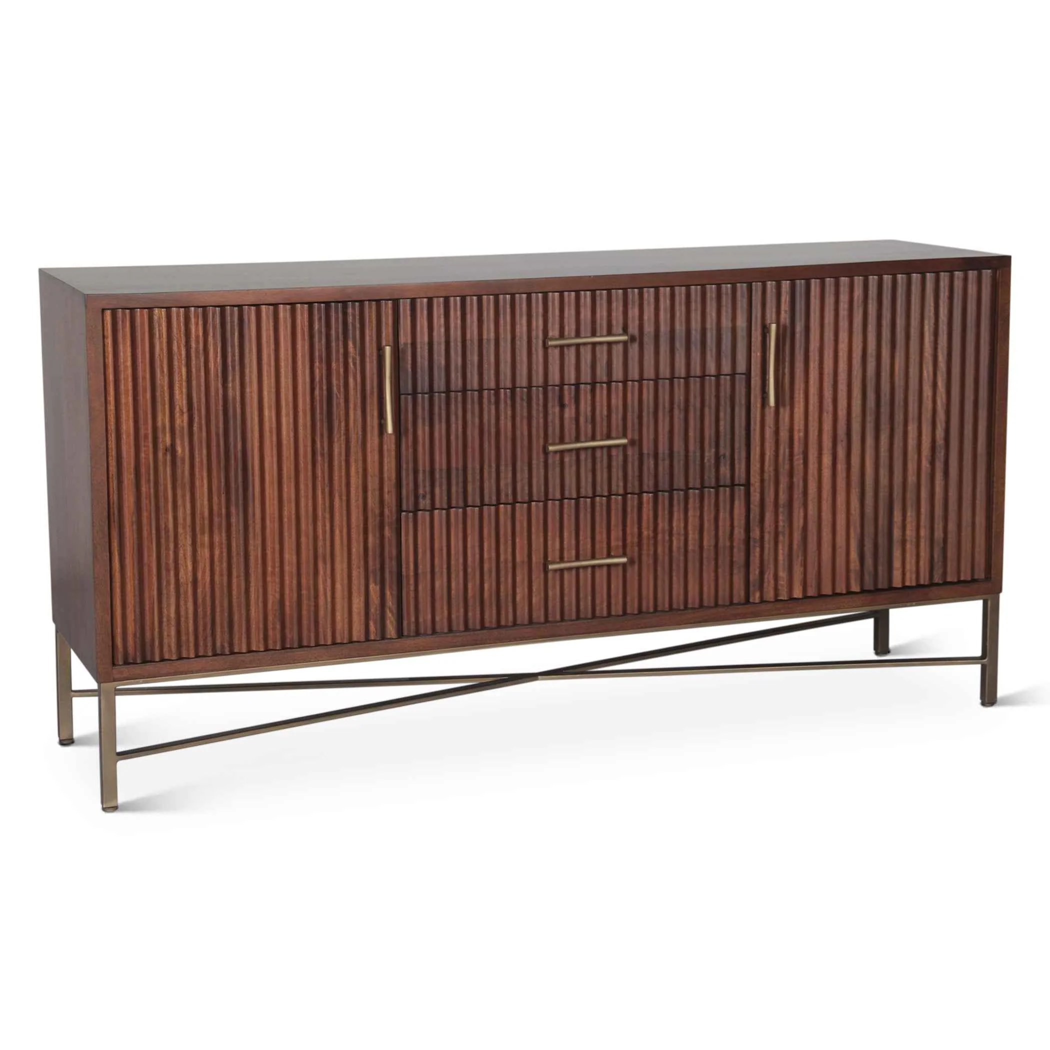 Cosmopolitan 68" Sideboard in Honey Brown - Image 8