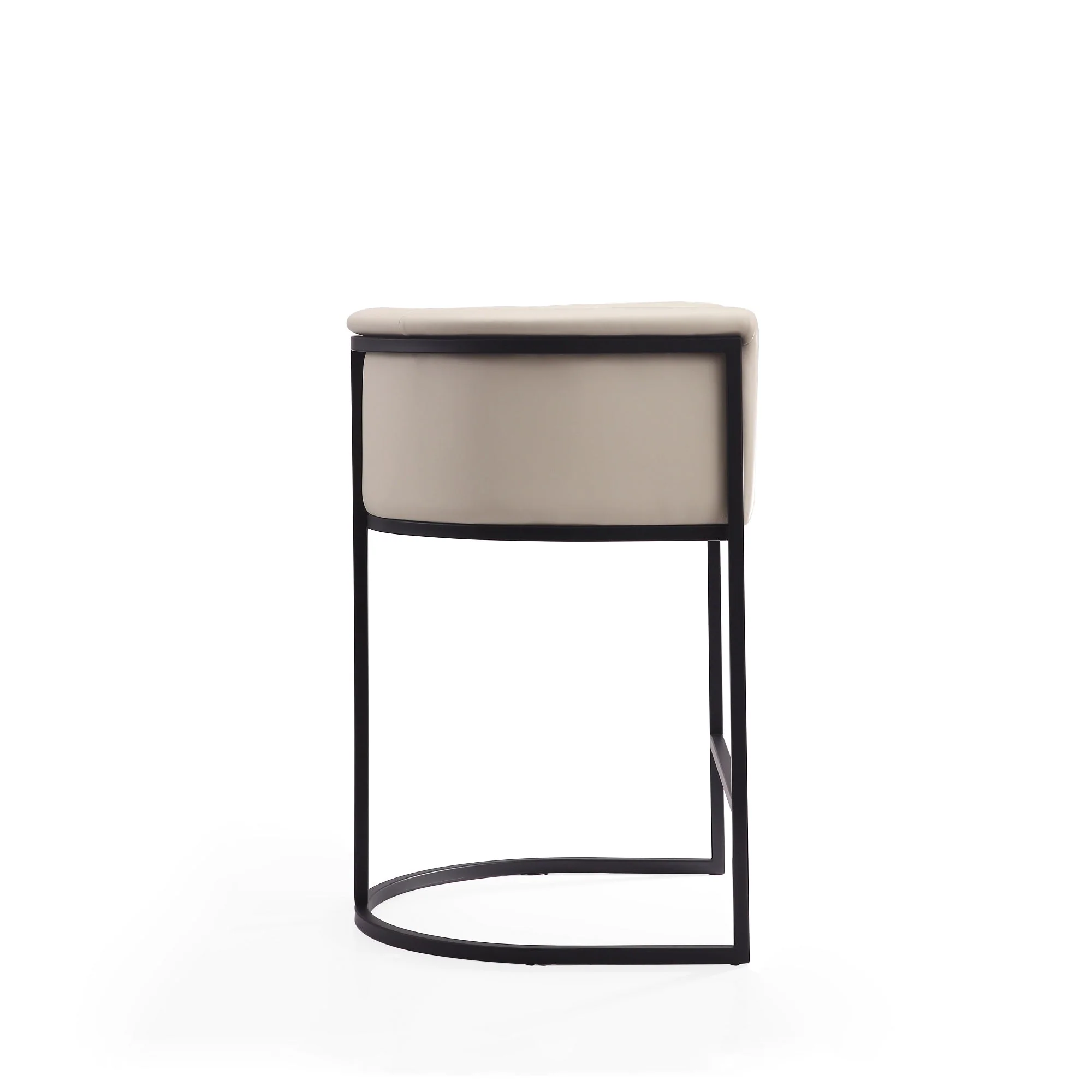 Cosmopolitan Counter Stool in Cream and Black (set of 3) - Image 6