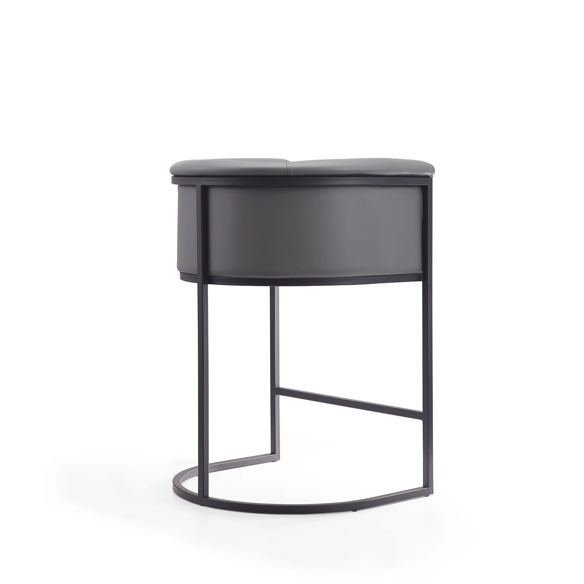 Cosmopolitan Counter Stool in Grey and Black (set of 2) - Image 6