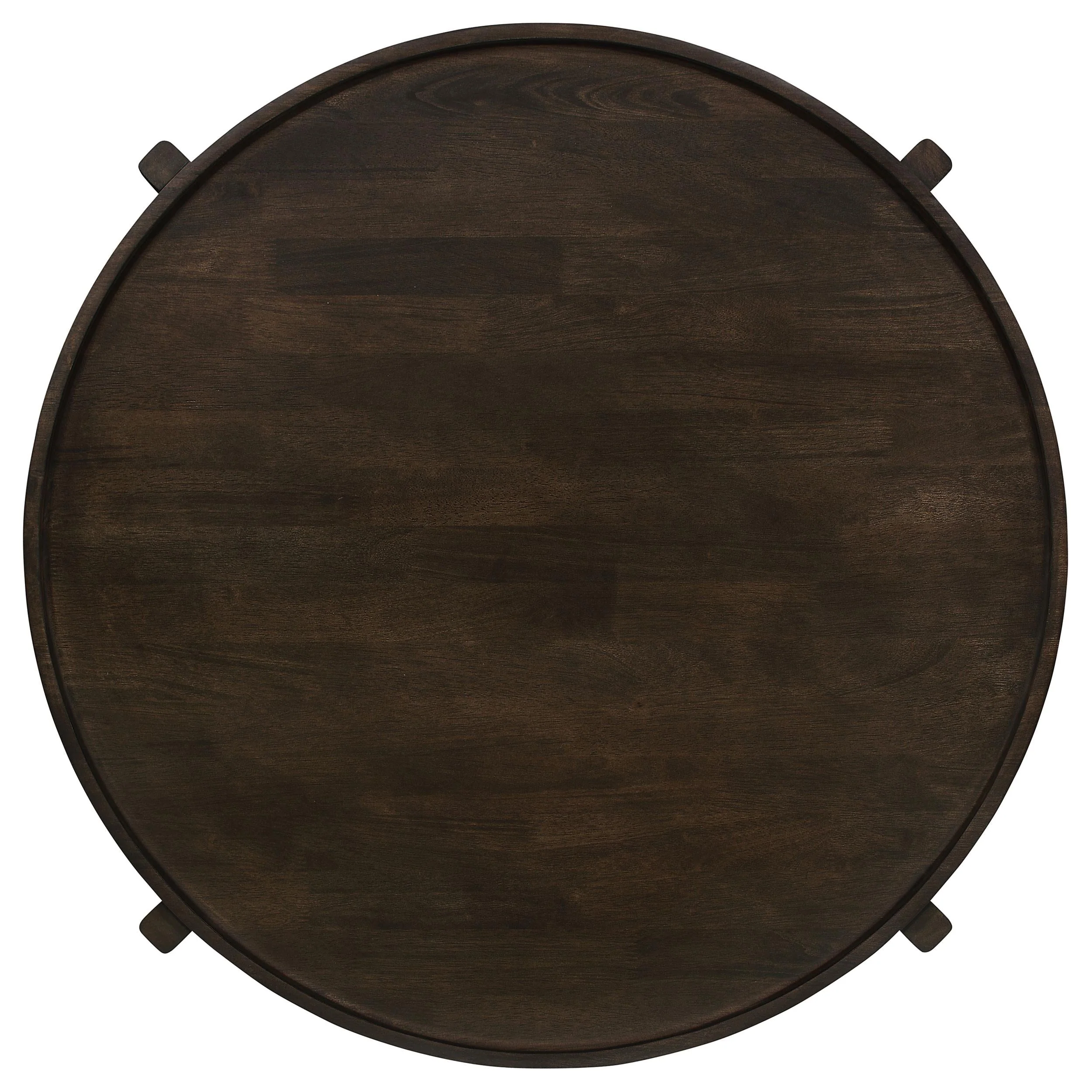 Cota Dark Brown 2-Piece Solid Wood Coffee and End Table Set - Image 9