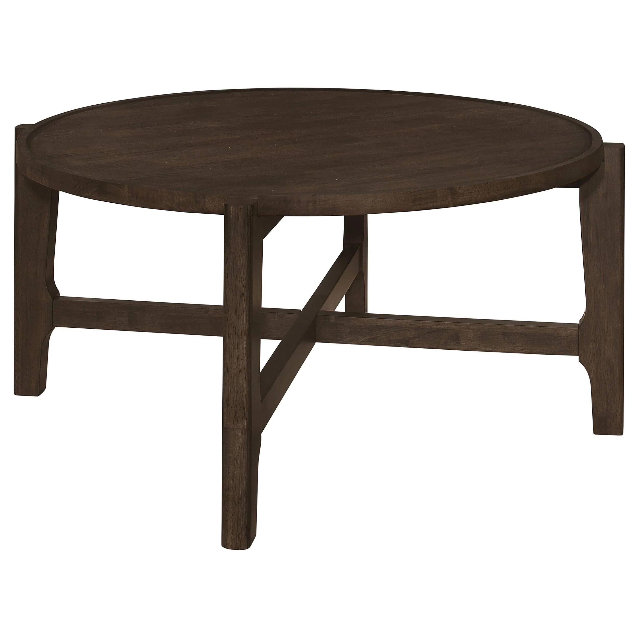 Cota Dark Brown 3-Piece Solid Wood Coffee and End Table Set - Image 7