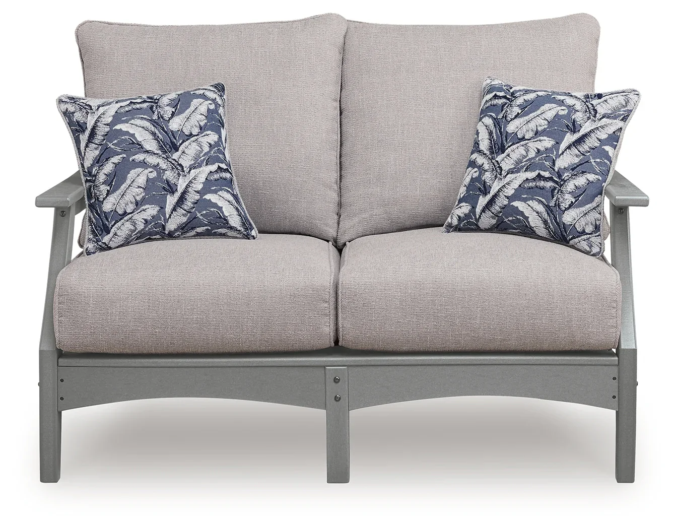 Cove Beach Gray Outdoor Sofa and Loveseat - Image 7