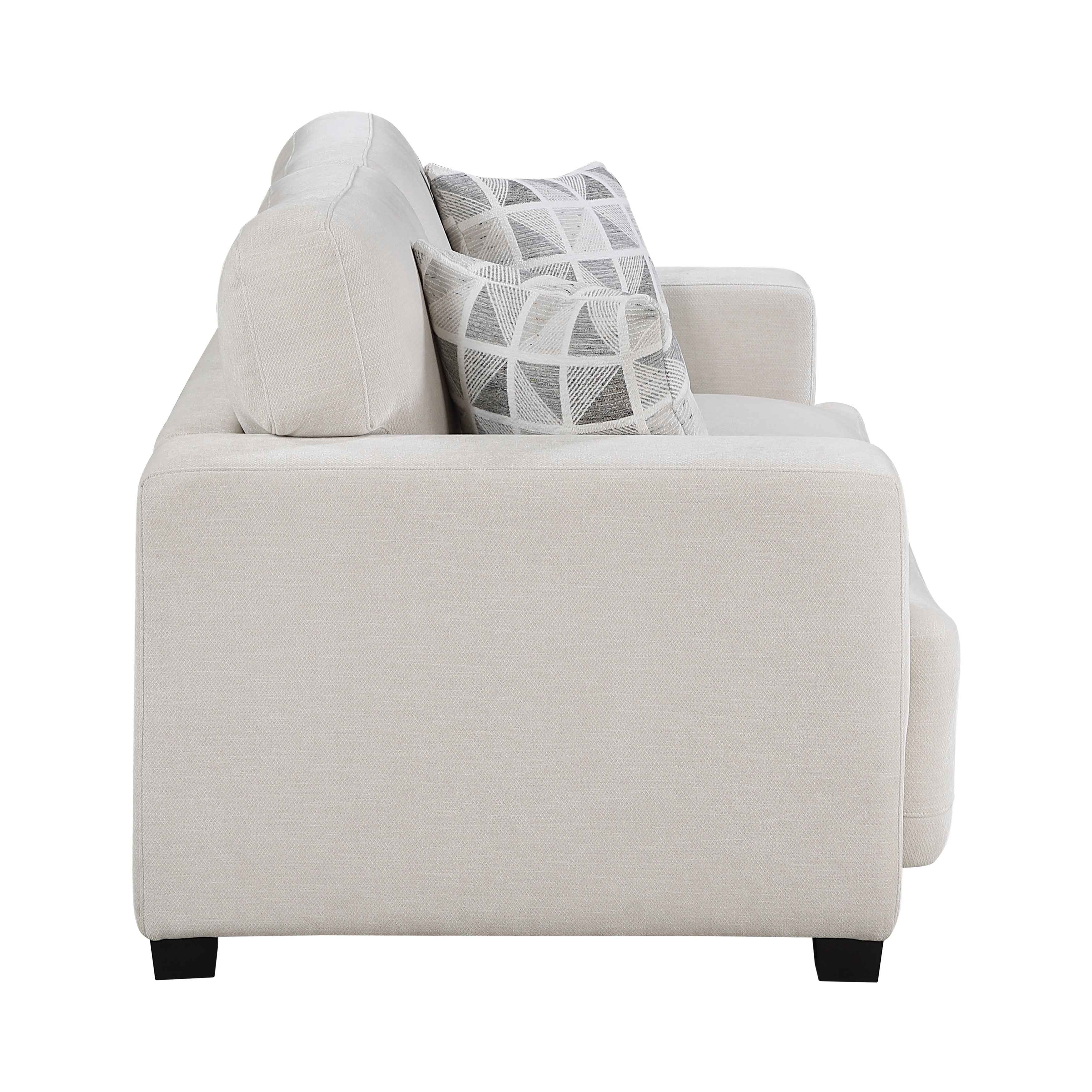 Cove Beige Loveseat - Image 3