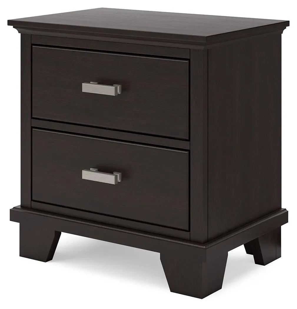 Covetown Dark Brown Nightstand - Image 2