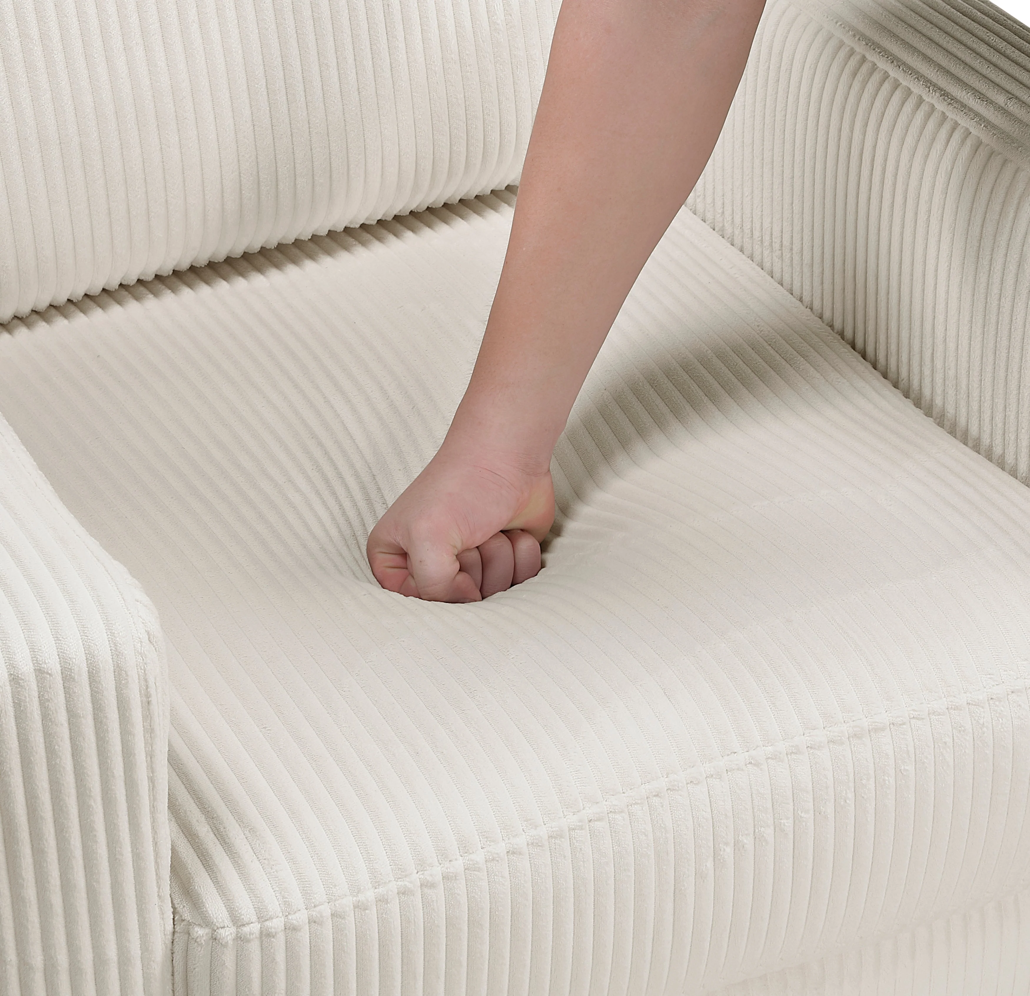 Crandall Beige Sofa - Image 4