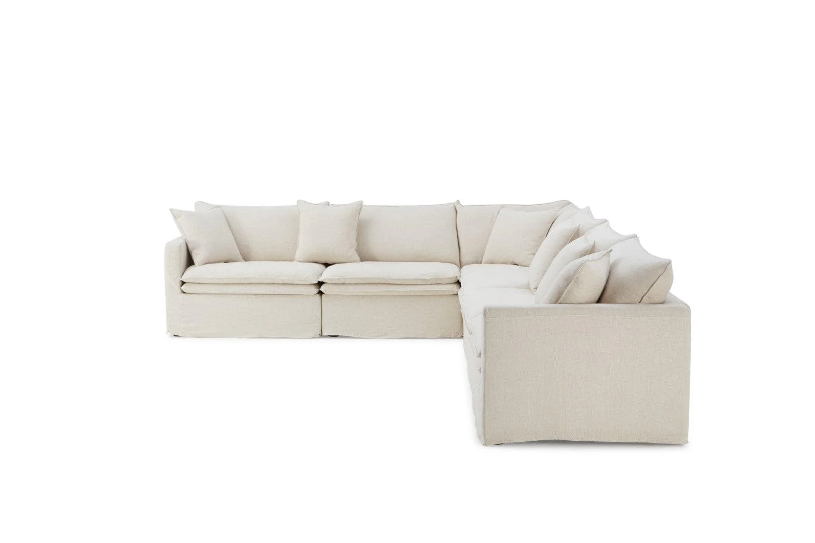 Crayford Taupe L-Sectional - Image 2