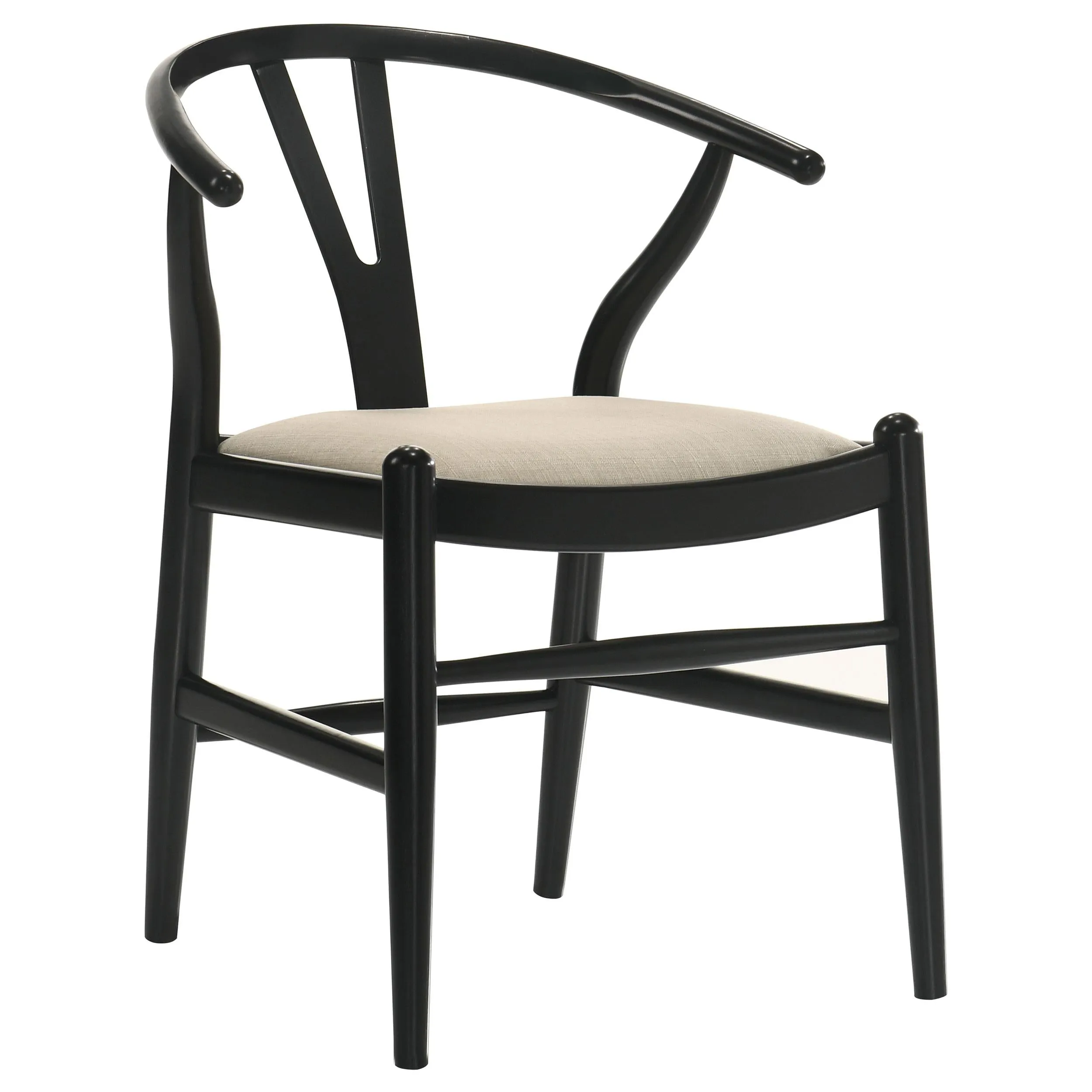 Crestmont Black 5-Piece Dining Set with Extension Leaf - Image 7