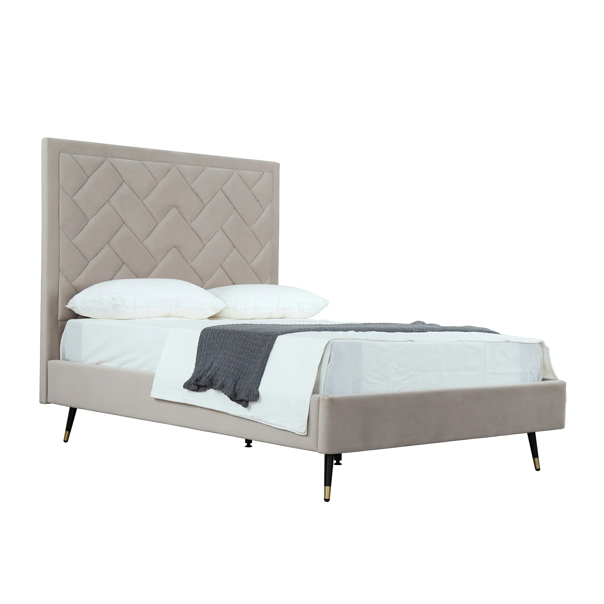 Crosby Full- Size Bed in Greige - Image 8