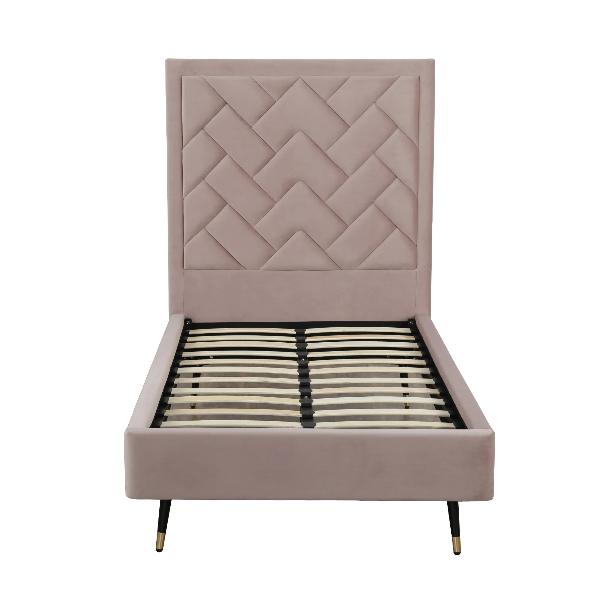 Crosby Twin-Size Bed in Blush - Image 7