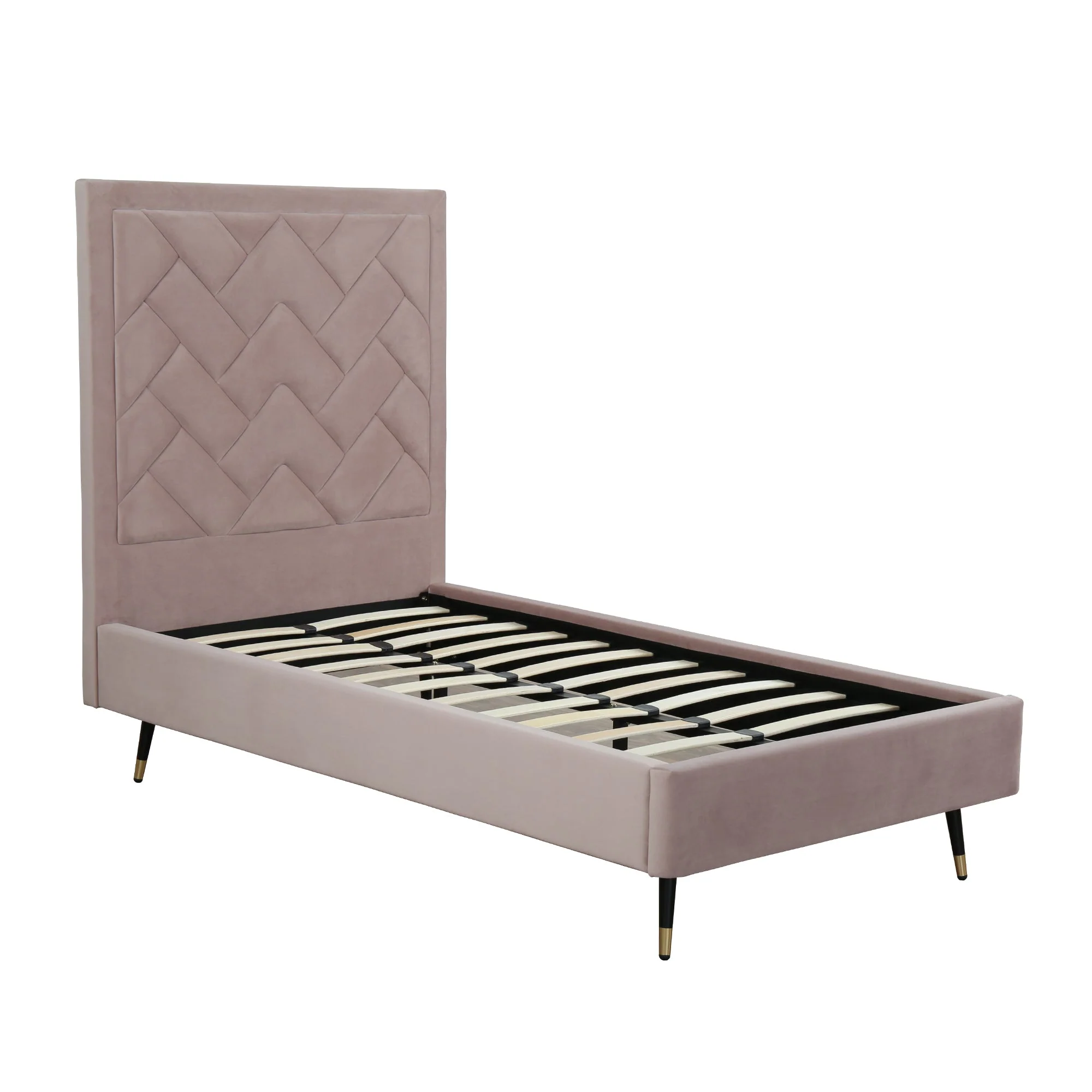 Crosby Twin-Size Bed in Blush - Image 9