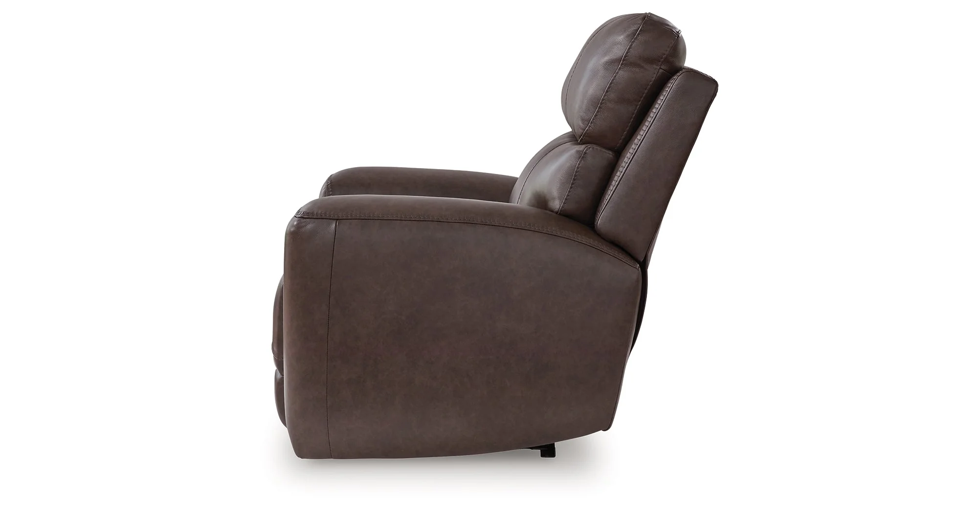 Crossplex Dark Brown Power Reclining Sofa and Power Recliner - Image 6