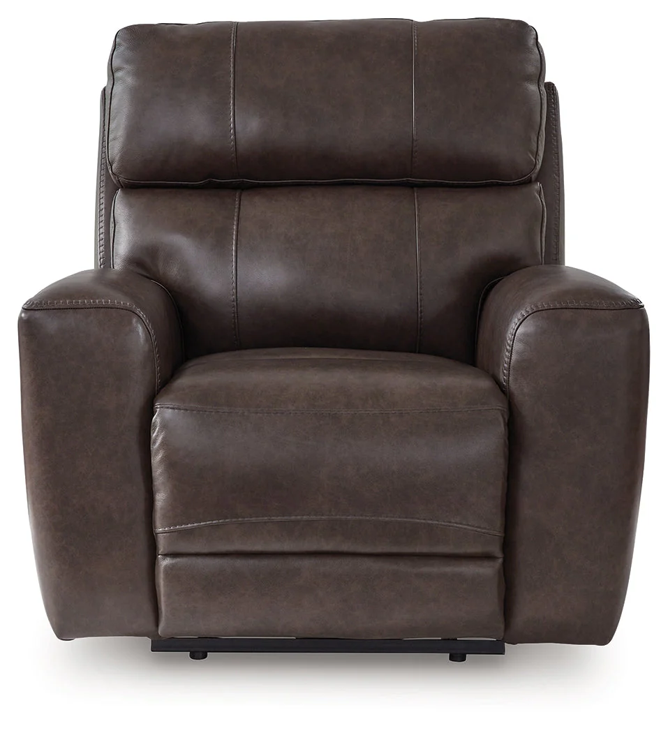 Crossplex Smoke Power Recliner - Image 4
