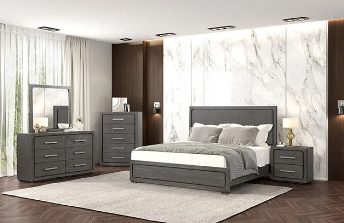 Crowthorne Warm Gray 4-Piece Queen Bedroom Set