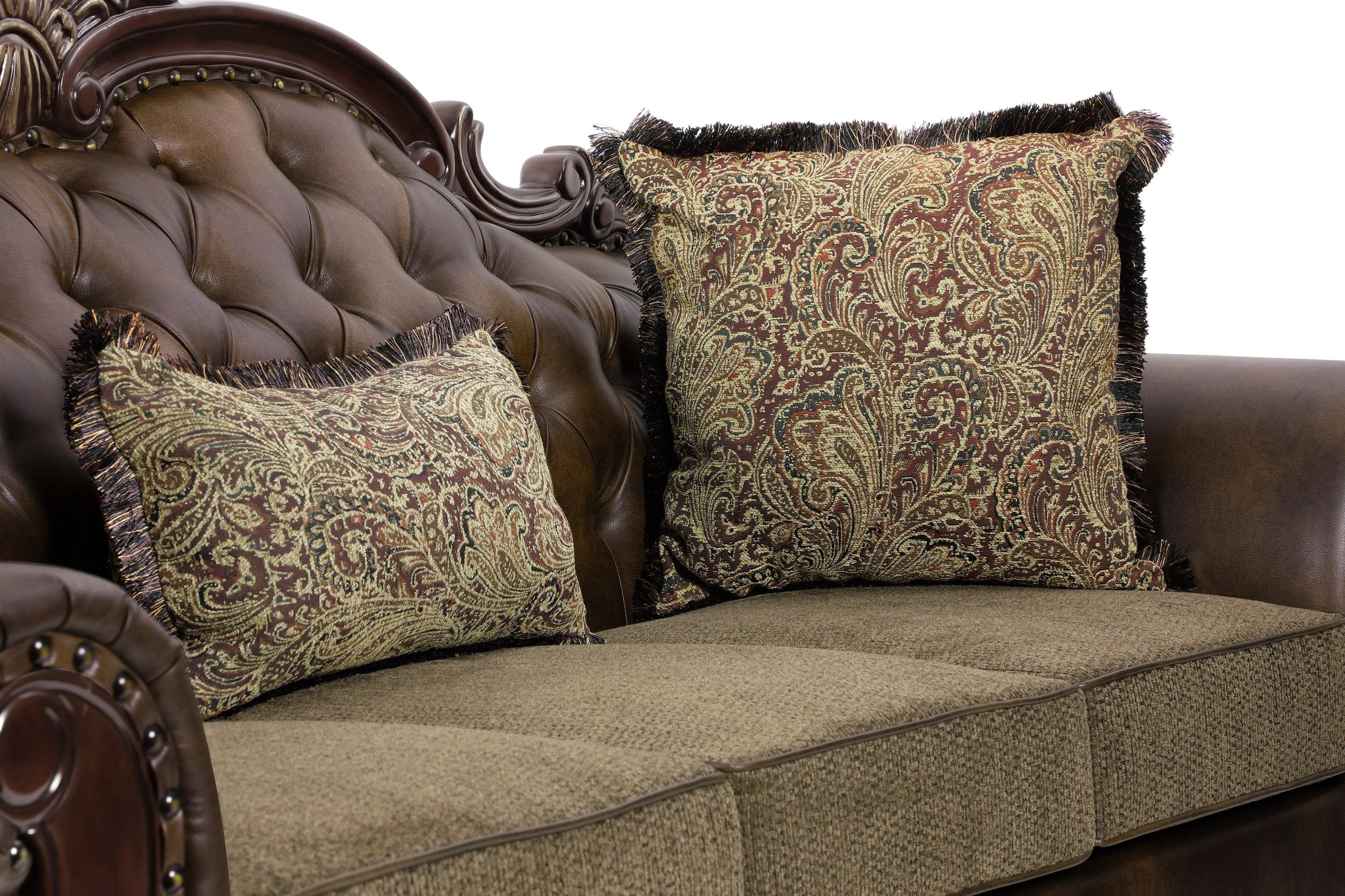 Croydon Dark Cherry Sofa - Image 6