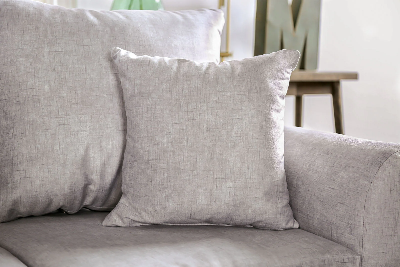 Croydon Light Gray Sofa & Loveseat - Image 5
