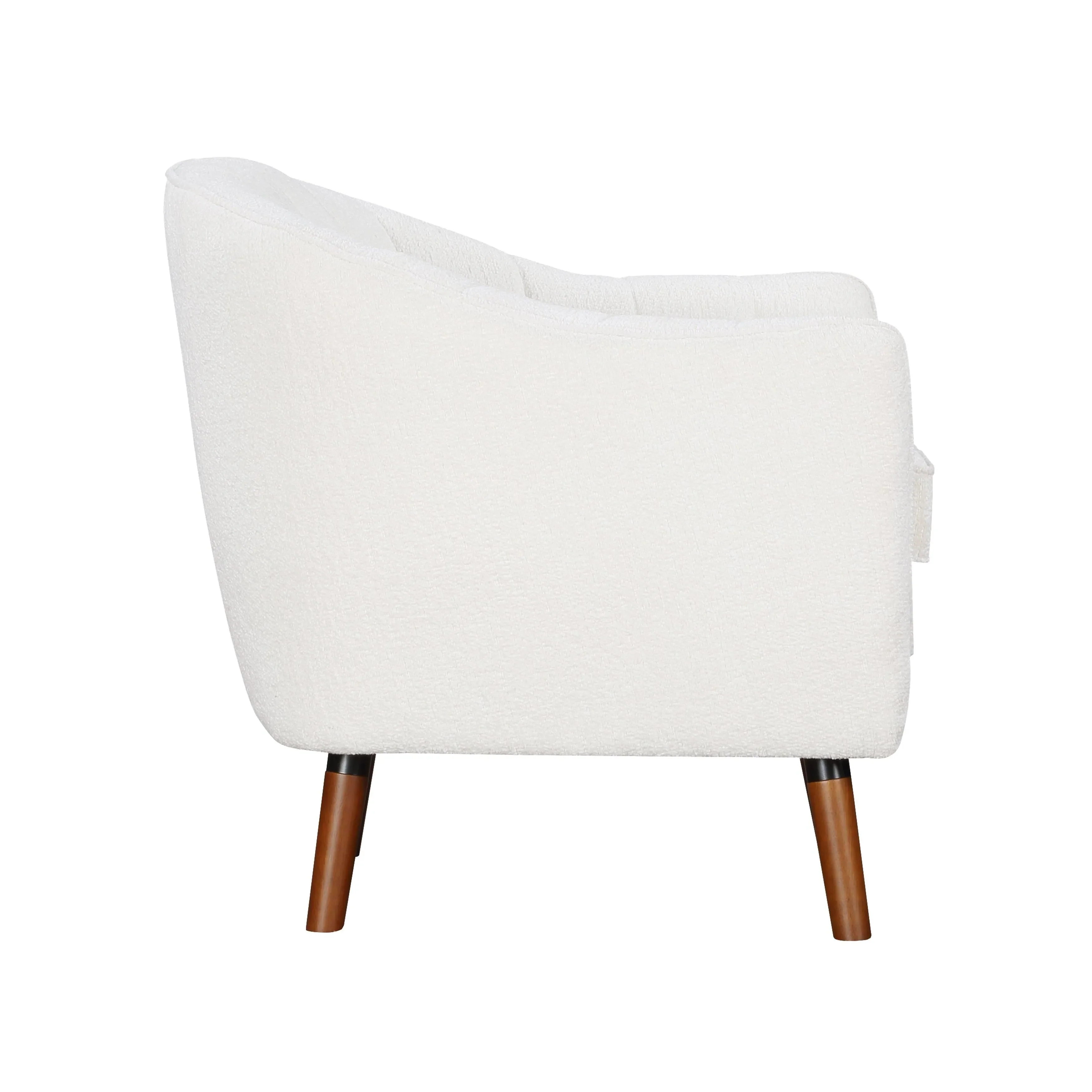 Cutler White Accent Chair - Image 3
