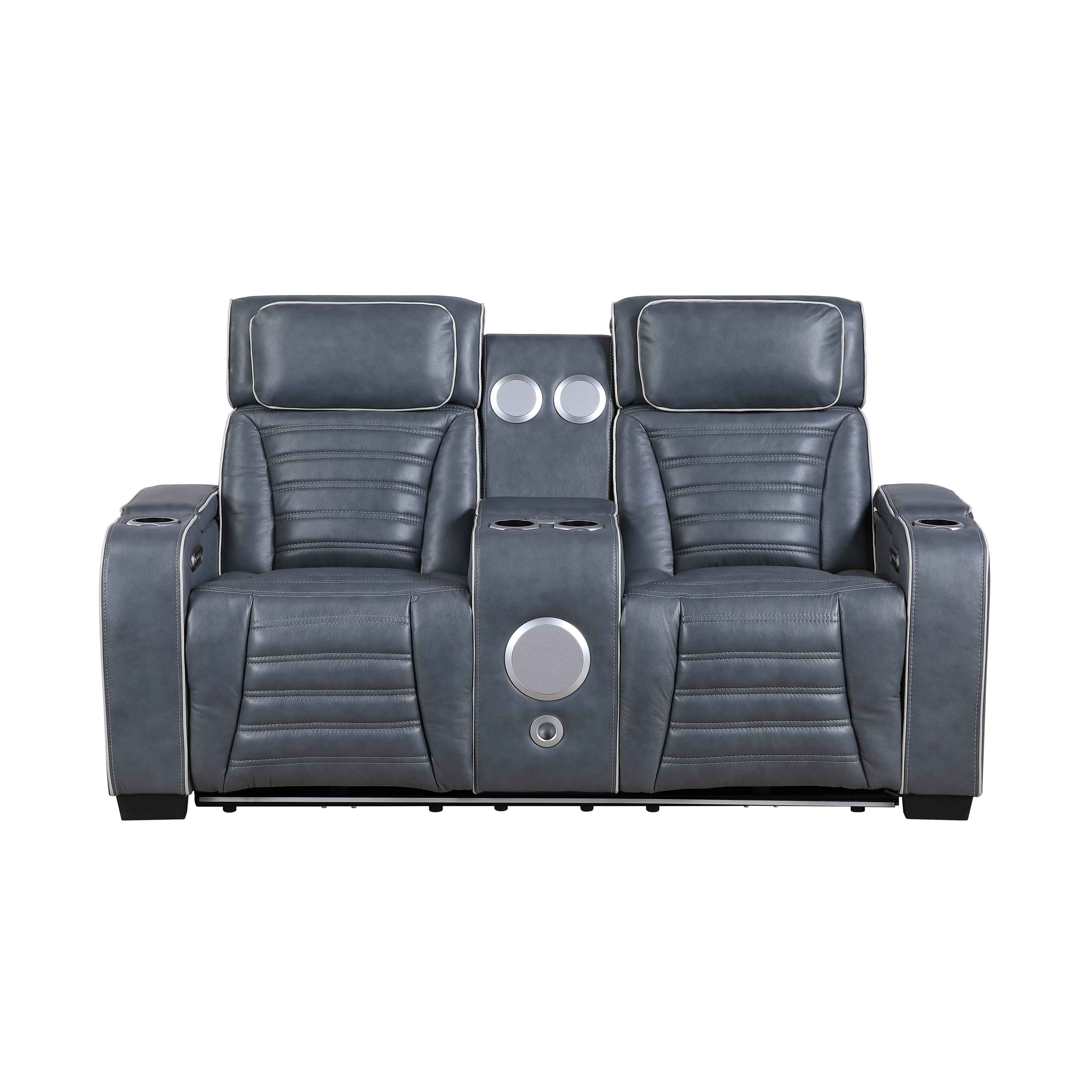 Cyber Blue 3-Piece Power Reclining Living Room Set - Image 10