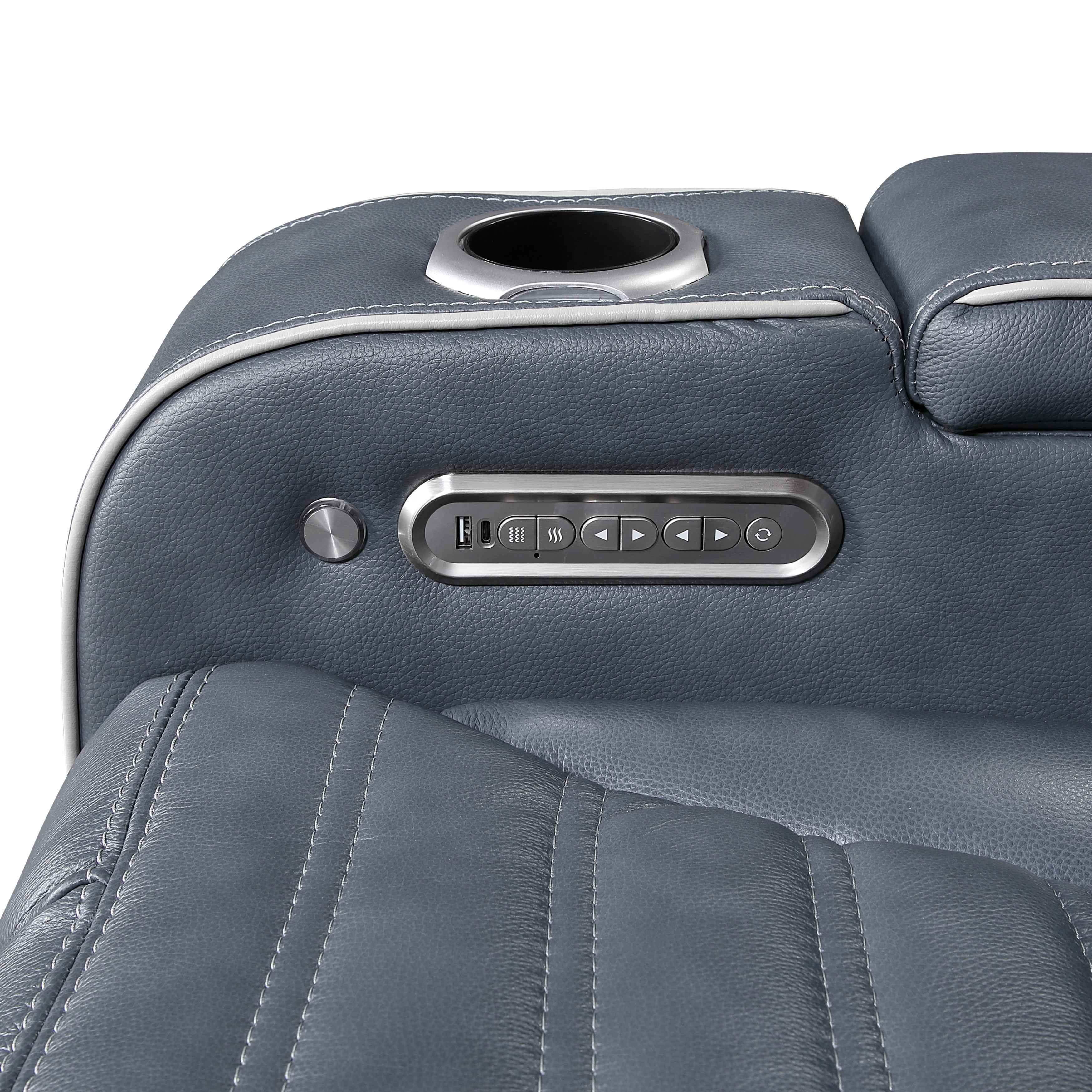 Cyber Blue 3-Piece Power Reclining Living Room Set - Image 28