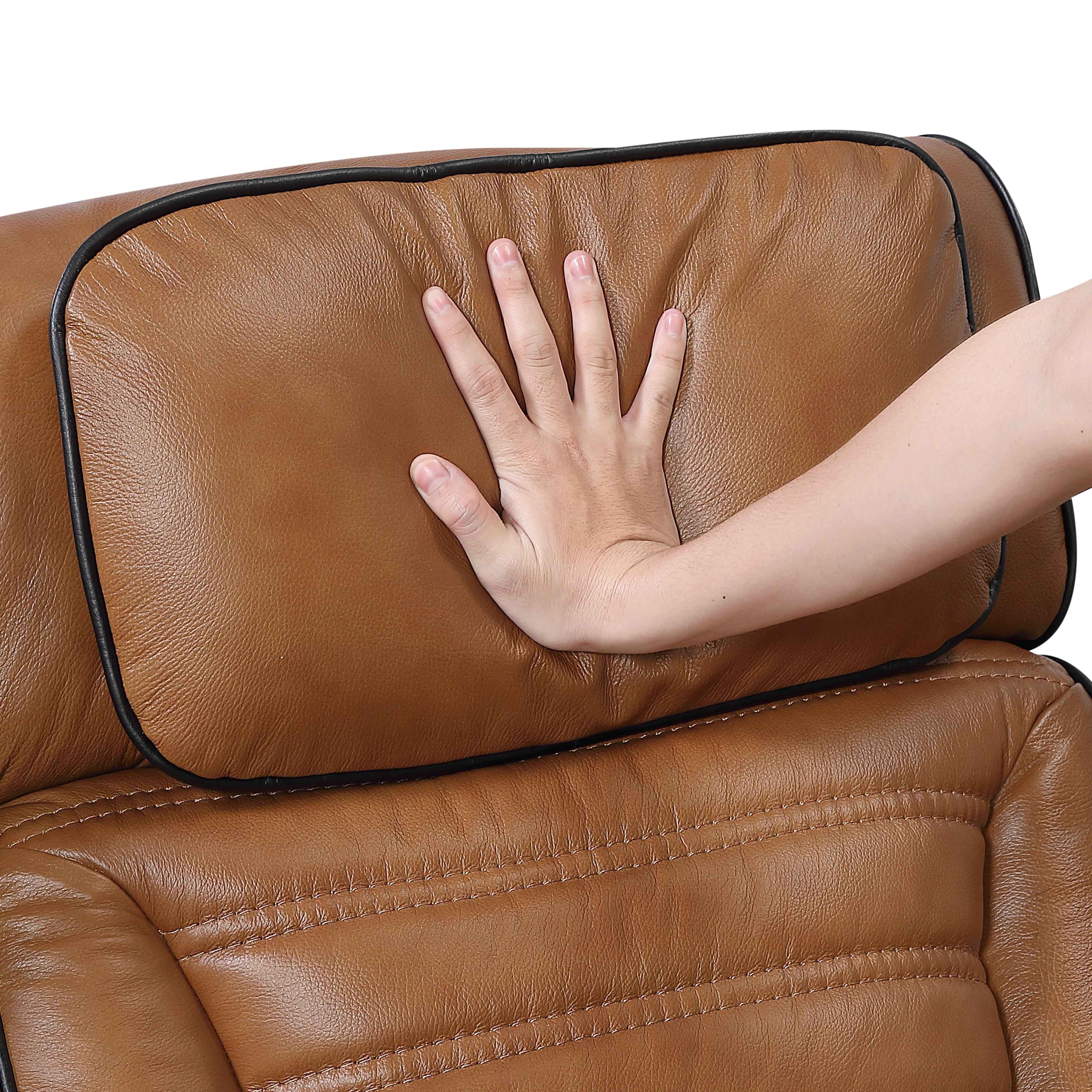 Cyber Brown Power Double Reclining Sofa with Center Console - Image 13