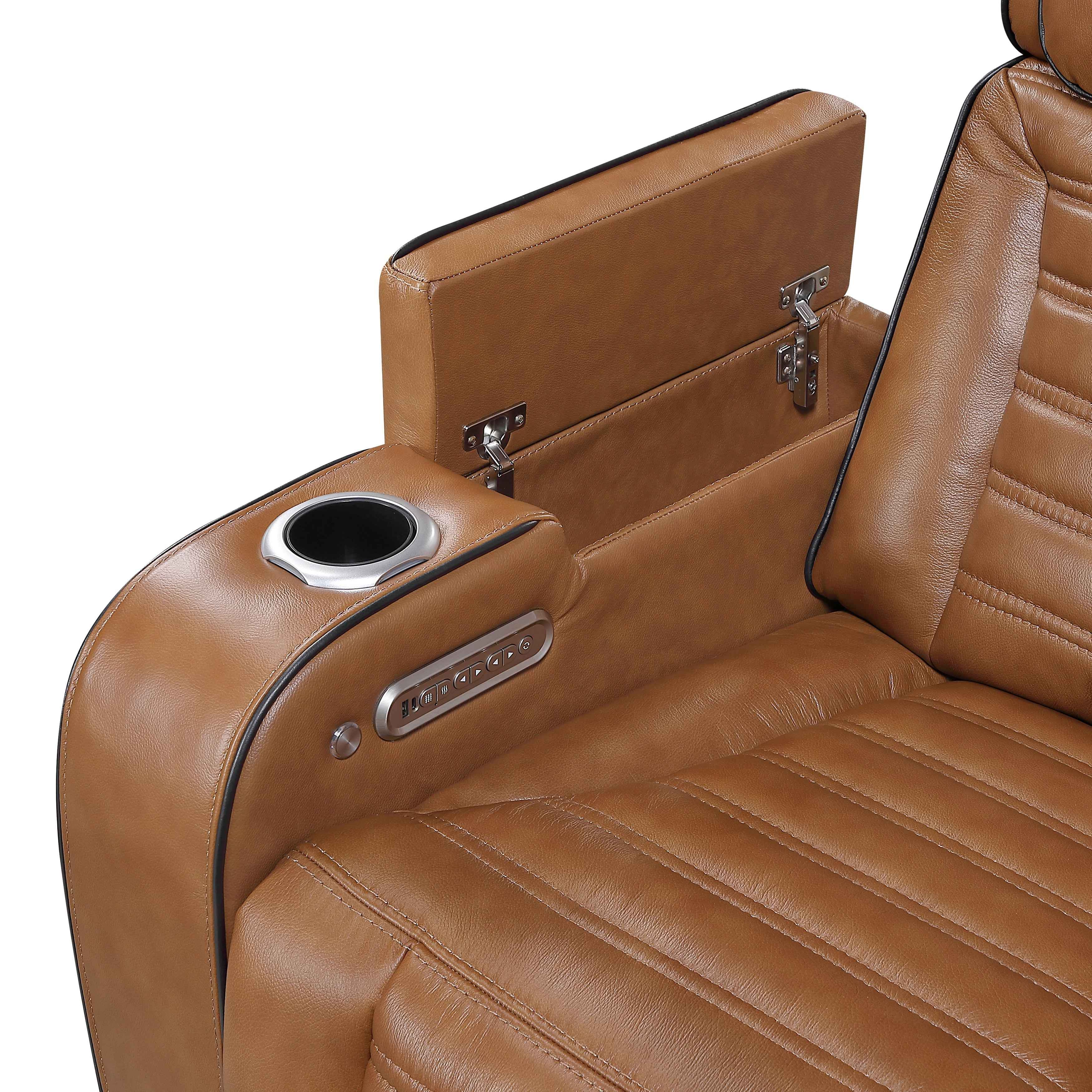 Cyber Brown Power Reclining Living Room Set - Image 16