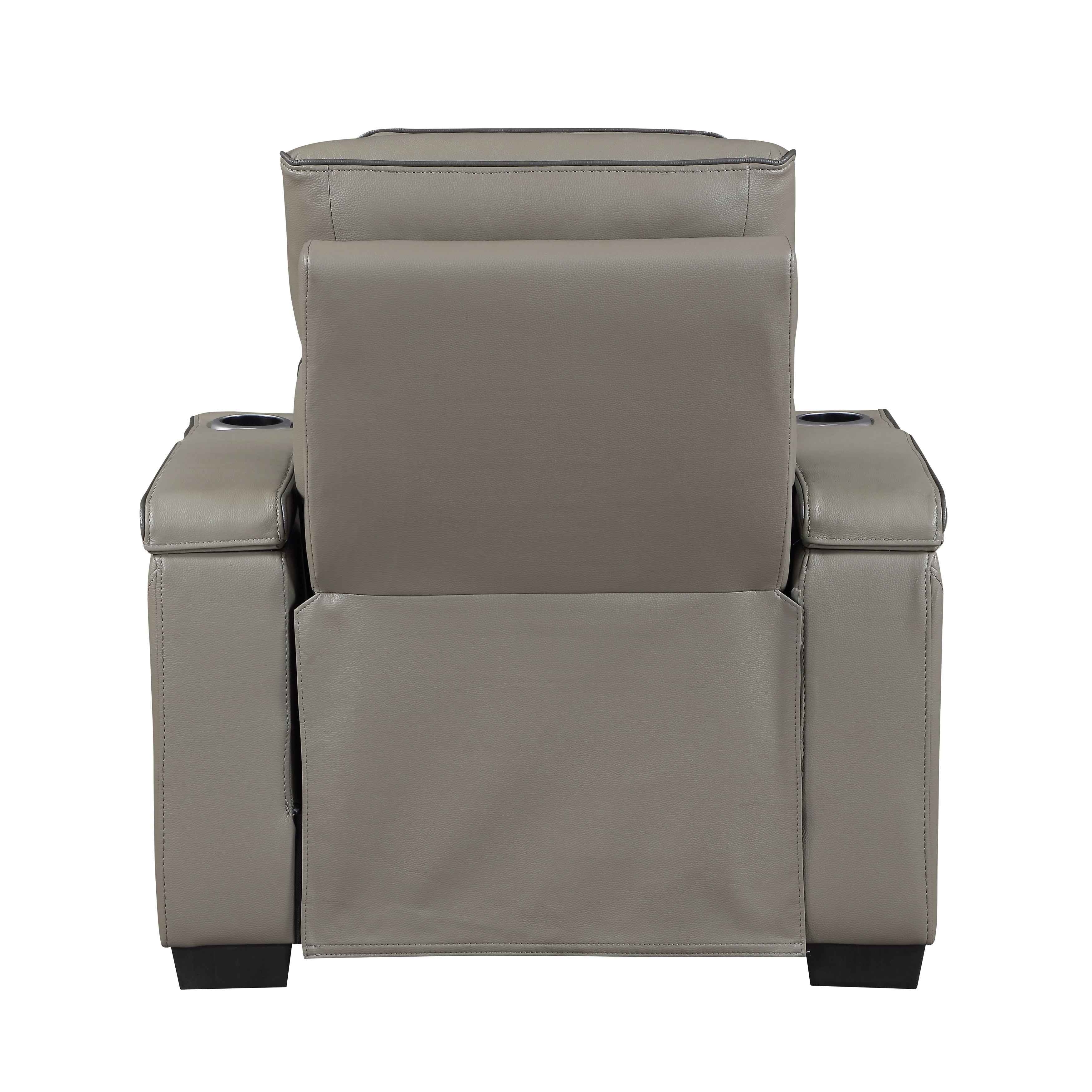 Cyber Gray Power Reclining Living Room Set - Image 23