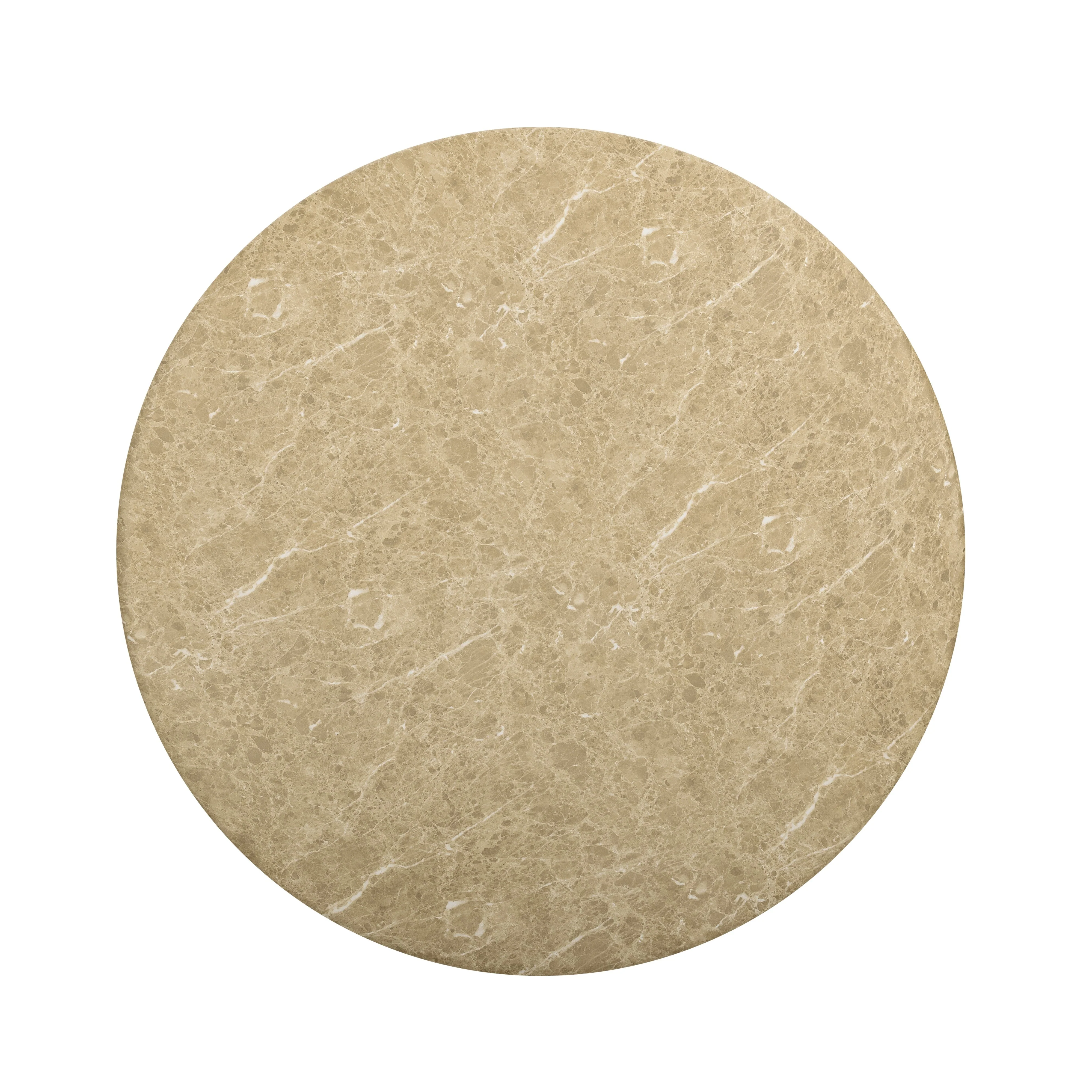 Cynthia 54" Light Emperador Faux Marble Indoor/Outdoor Dining Table - Image 4
