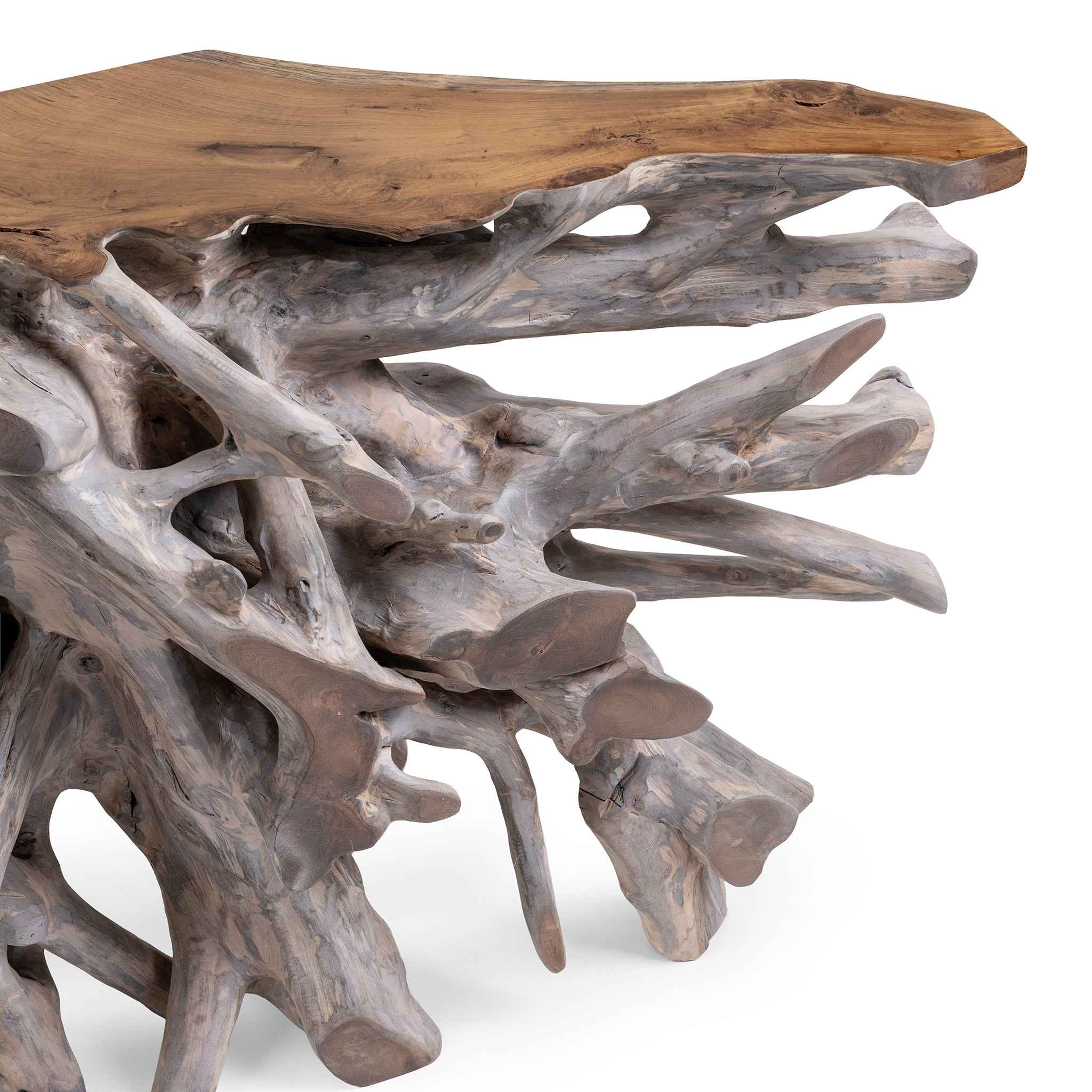 Cypress Console Table - Natural White Wash - Image 4