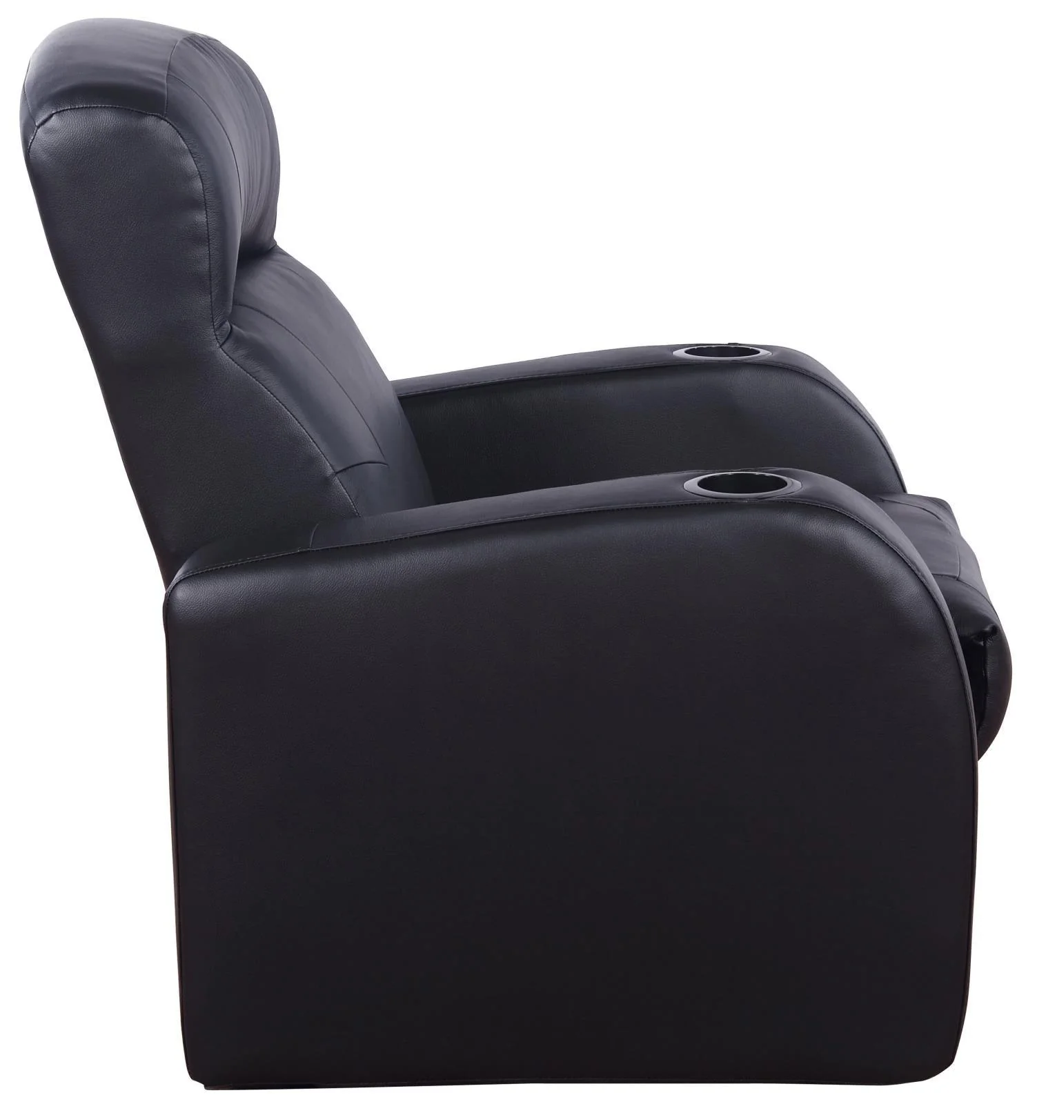 Cyrus Black Upholstered 9-Piece Reclining Living Room Set - Image 7
