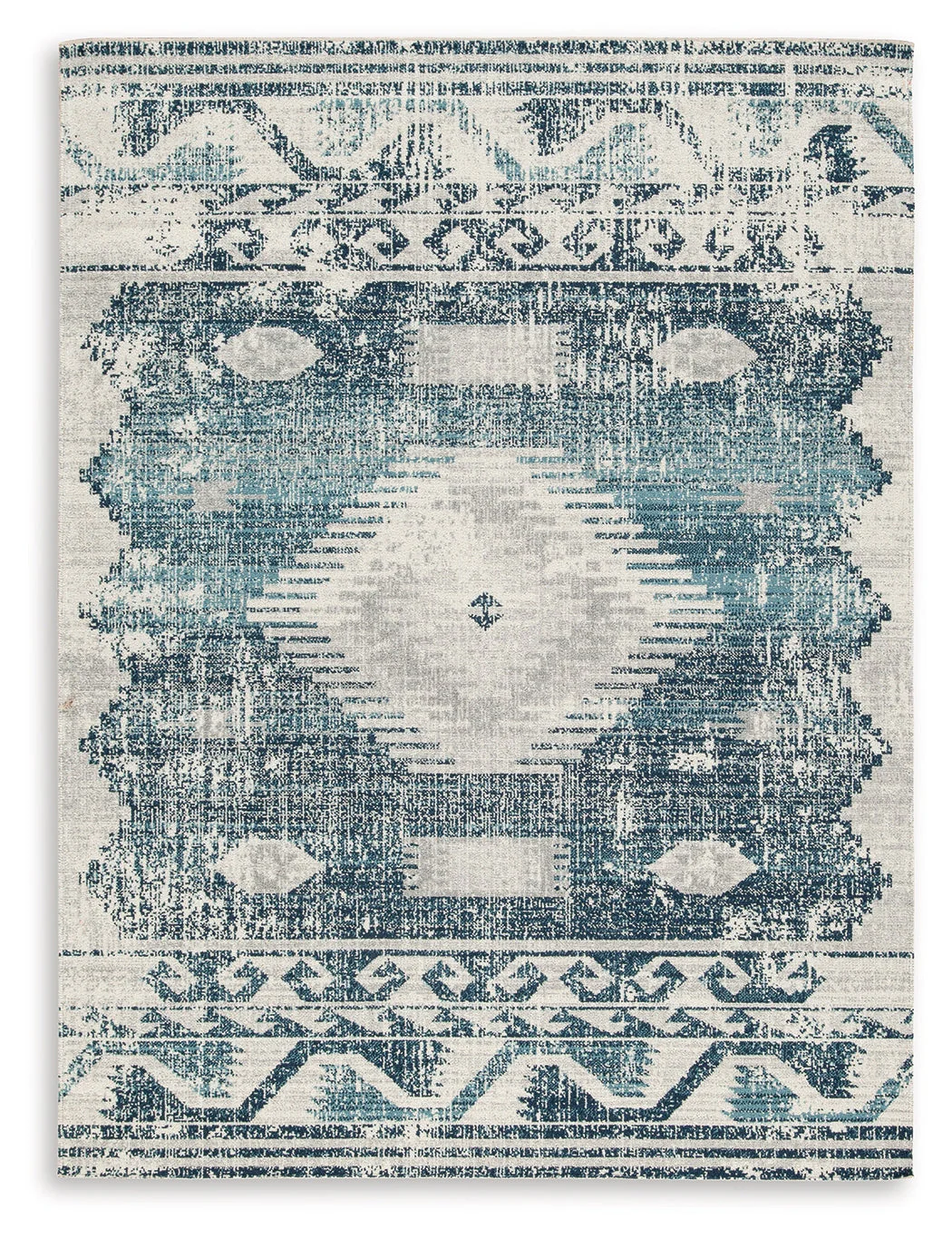 Daddridge Blue/Gray/Ivory 5' x 7' Rug - Image 2