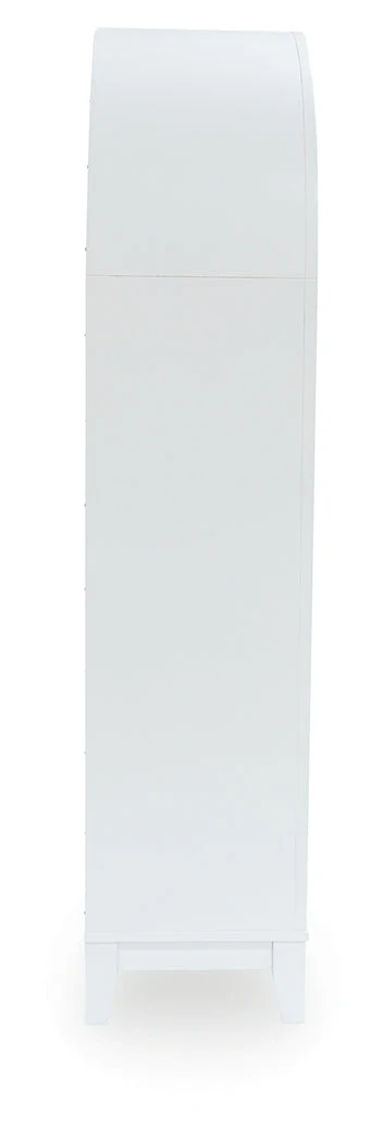 Dagandale White/Natural Accent Cabinet - Image 4