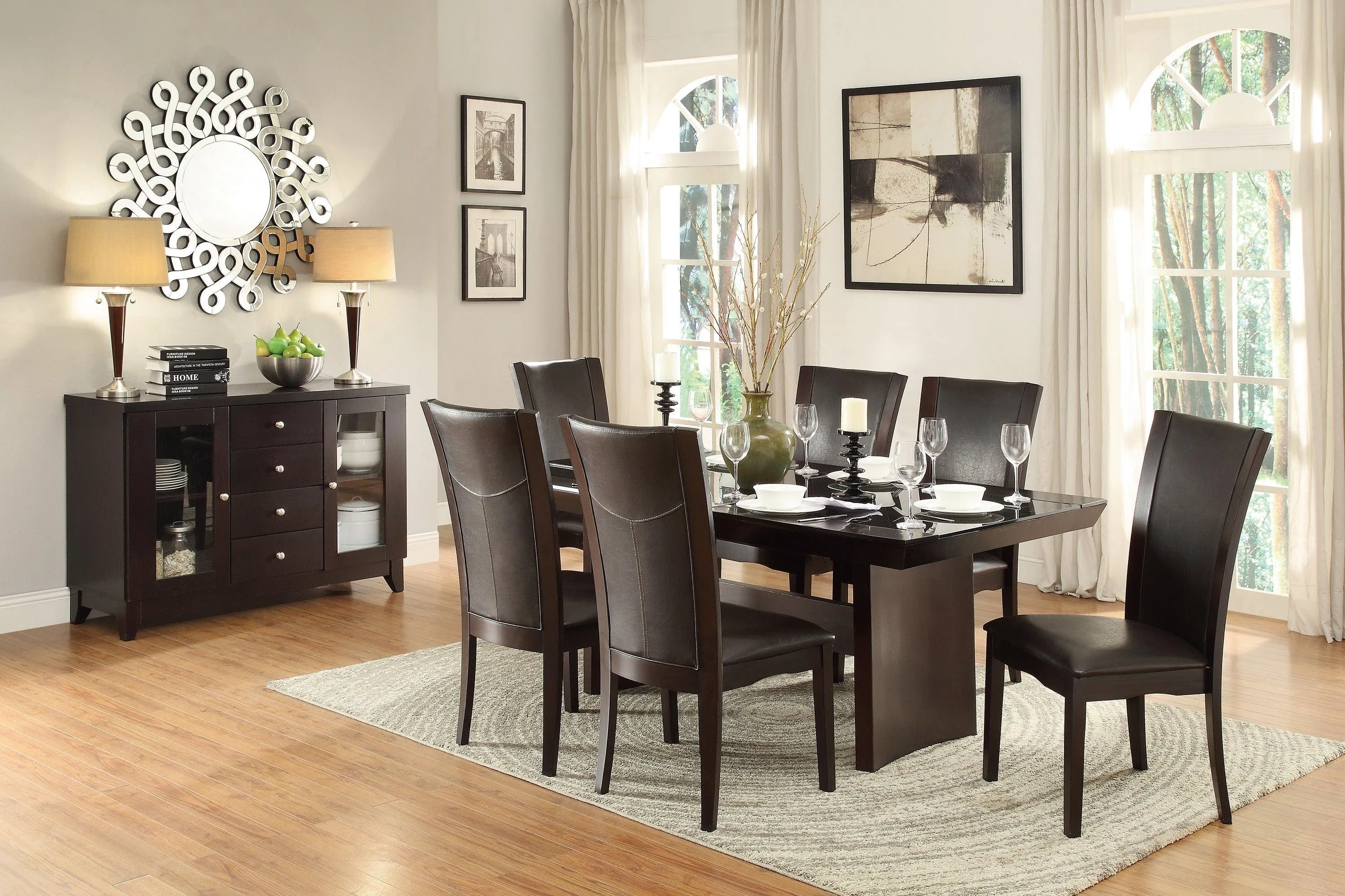 Daisy Dark Brown Side Chair, Set of 2 - Image 5