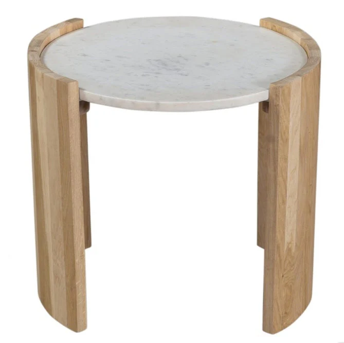 Dala Side Table White - Image 2