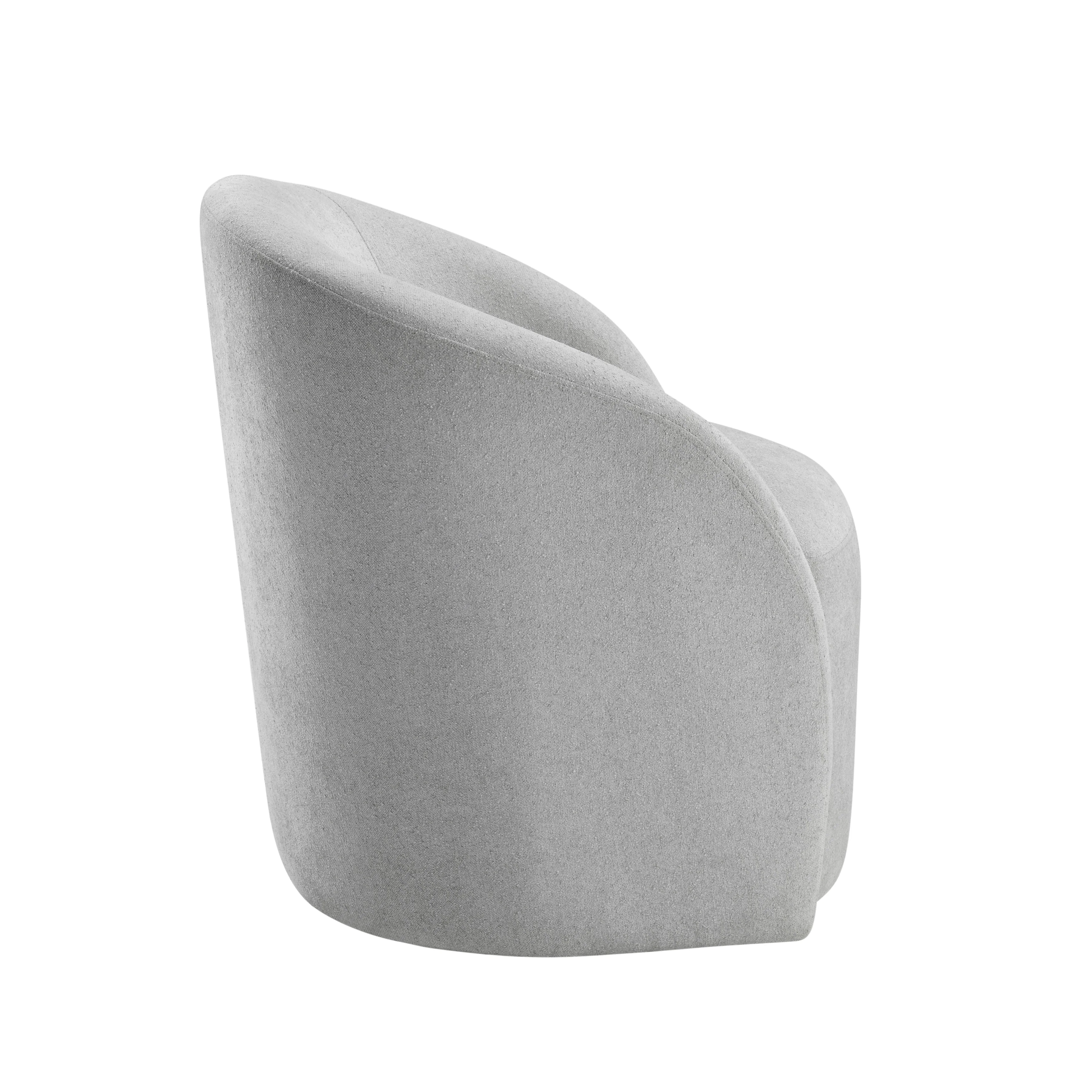 Dalhart Light Gray Swivel Chair - Image 3