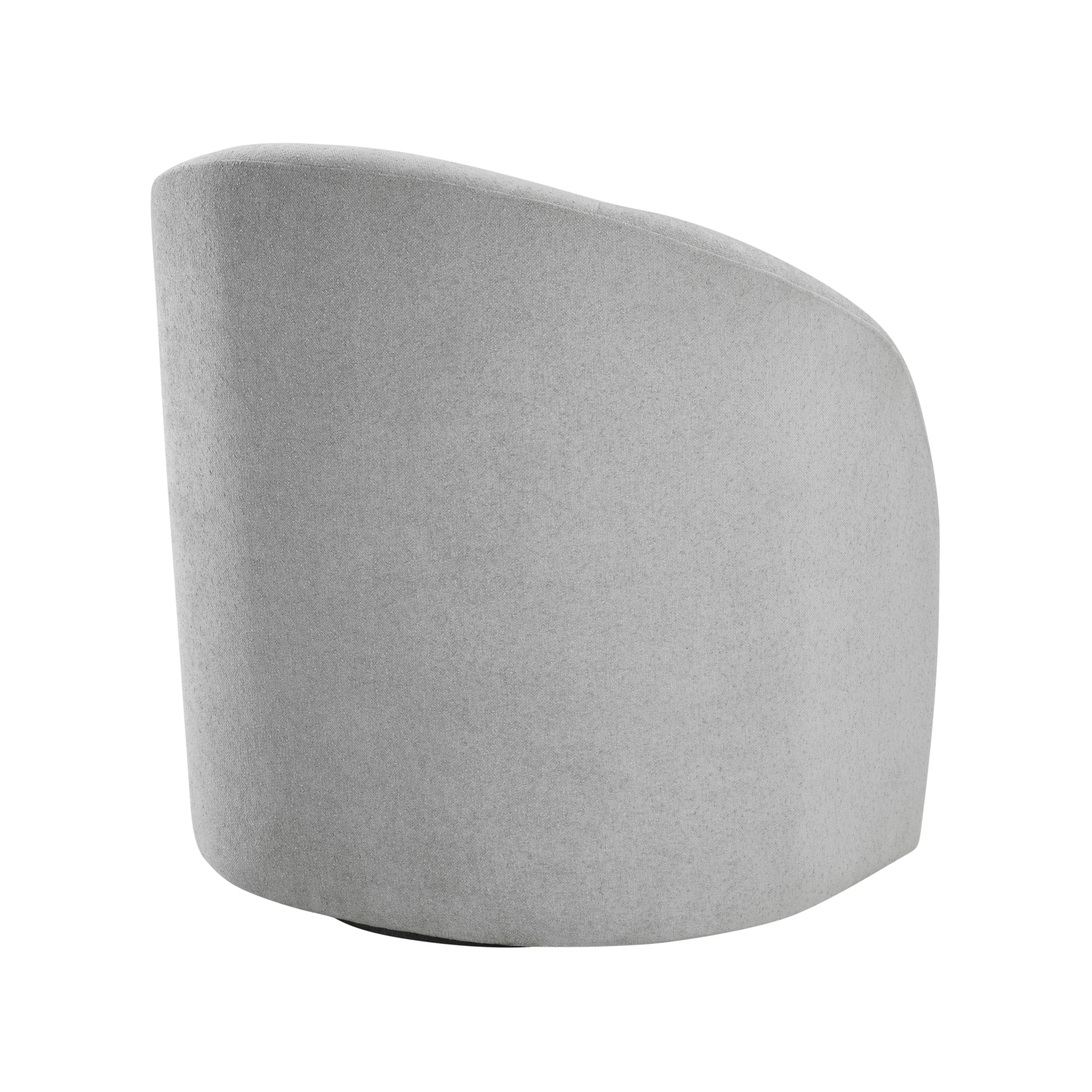 Dalhart Light Gray Swivel Chair - Image 4